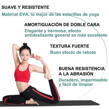 Cbei Yogamatte Yogamatte Yoga und Pilates, verdicktes, umweltfreundliches Material (rutschfest, nachhaltig für Damen und Herren), Gymnastikmatte Fitnessmatte Pilates Sportmatte Bodenmatte