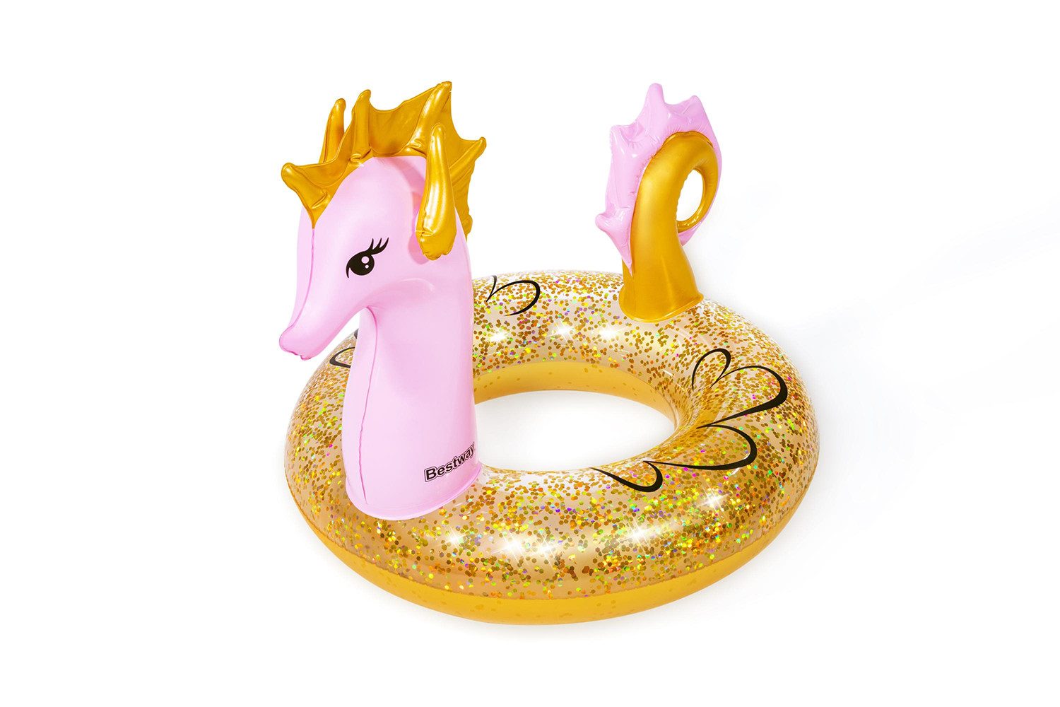 Bestway Schwimmring Glitter Seahorse 104,5 x 84 x 76 cm