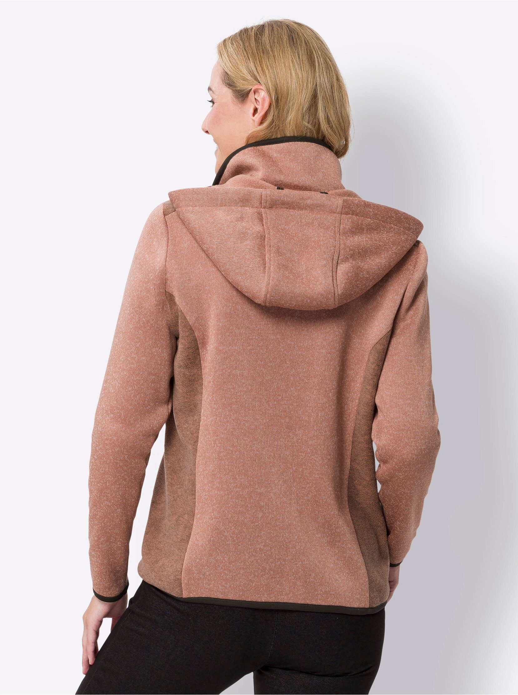 Sieh an! Allwetterjacke Strickfleecejacke günstig online kaufen