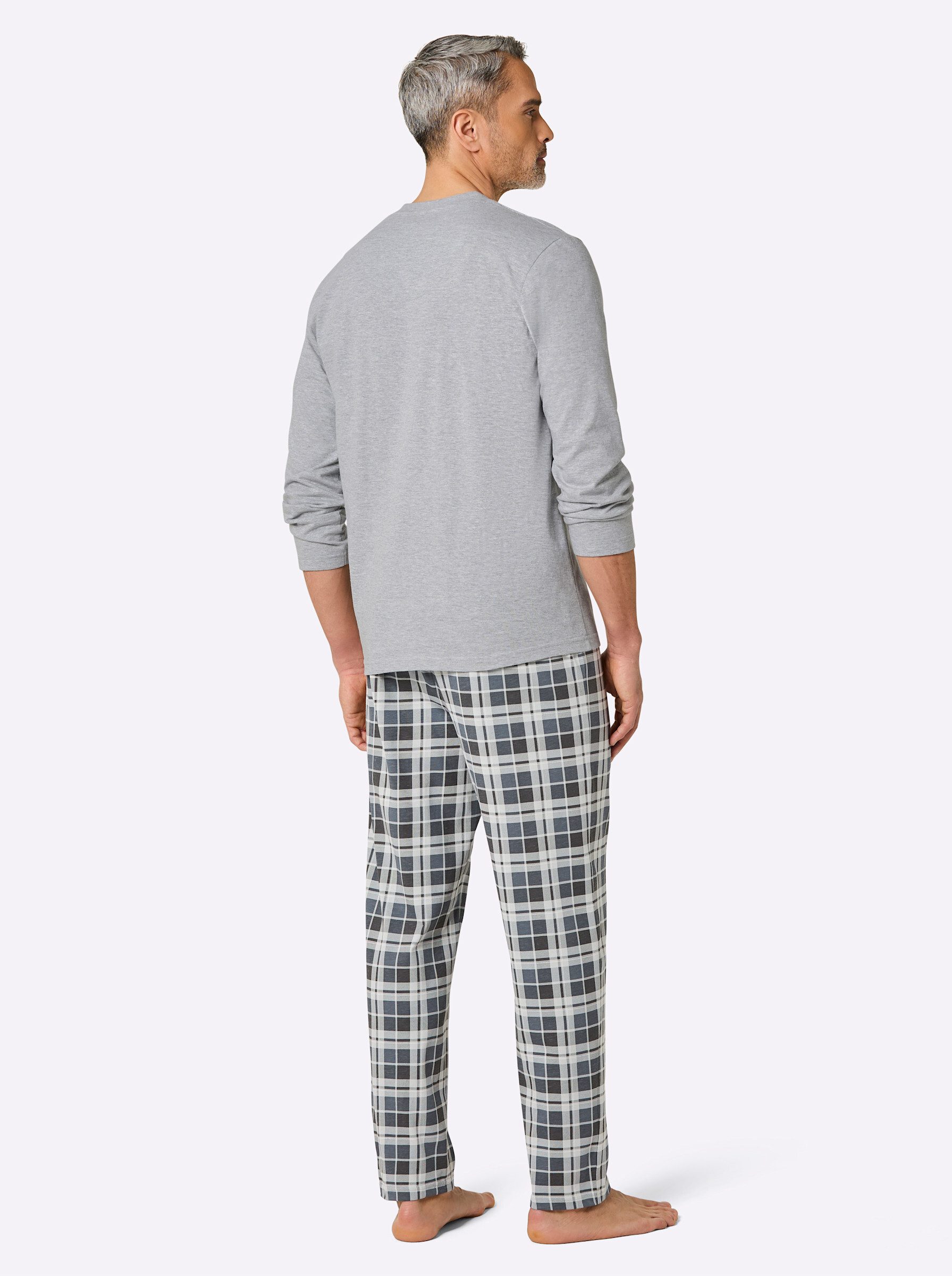 Comte Schlafanzug Schlafanzug Langarm