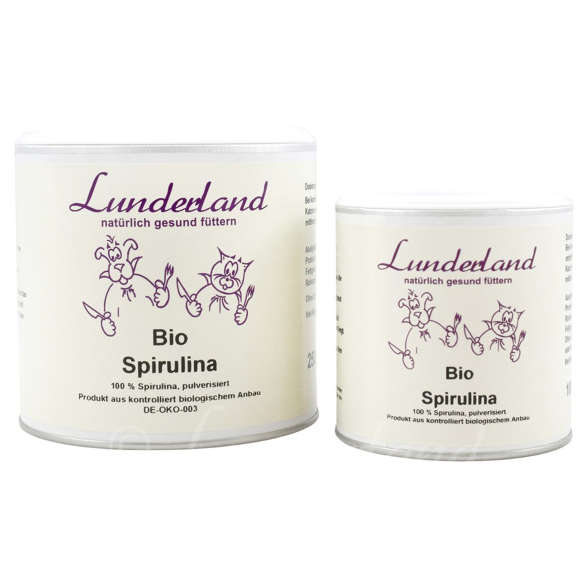 Lunderland Bio-Spirulina 100 g für Hunde, Nahrungsergänzungsmittel für: Hund von Lunderland