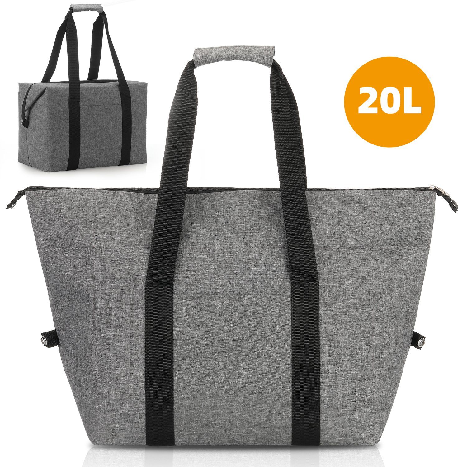 iscooter Picknickkorb 15L Lunchtasche Faltbar Kühltaschen