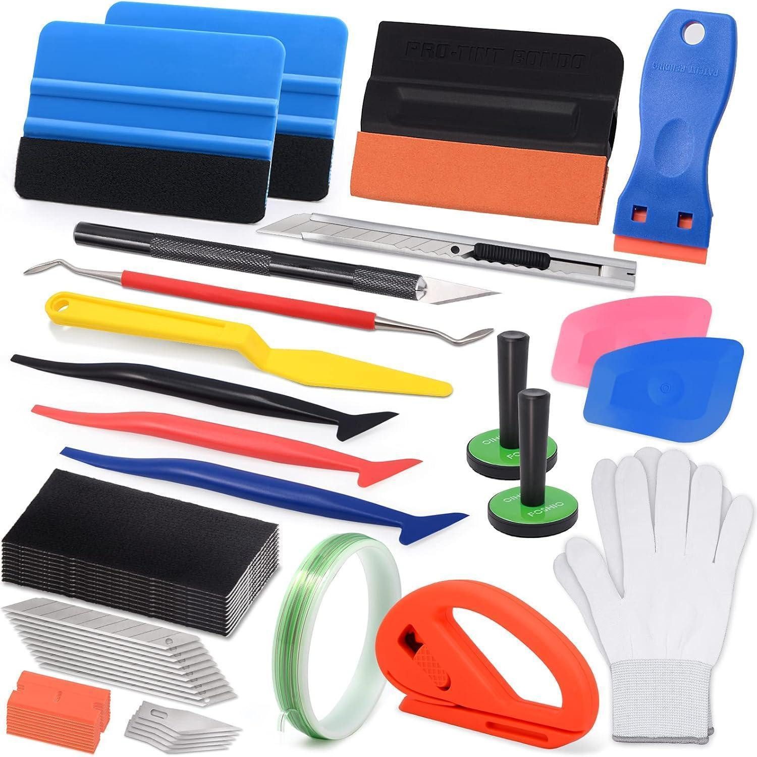 LuxusKollektion Cuttermesser Auto Vinyl Werkzeug Kit für Tönungsfolie Wrap Schaber Cuttermesser