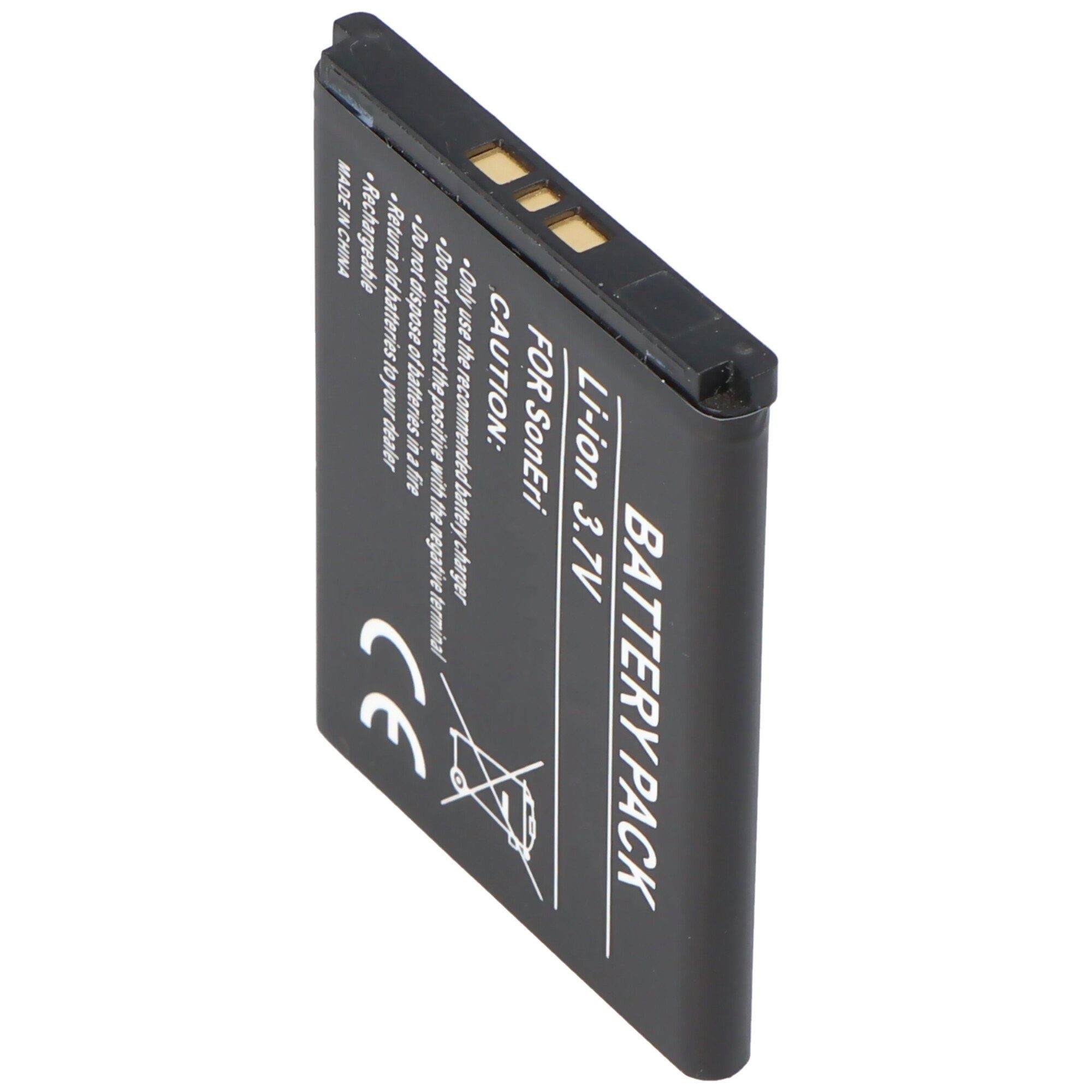 AccuCell Akku passend für Sony Ericsson BST-33 700-900mAh Akku 700 mAh (3,7 V)