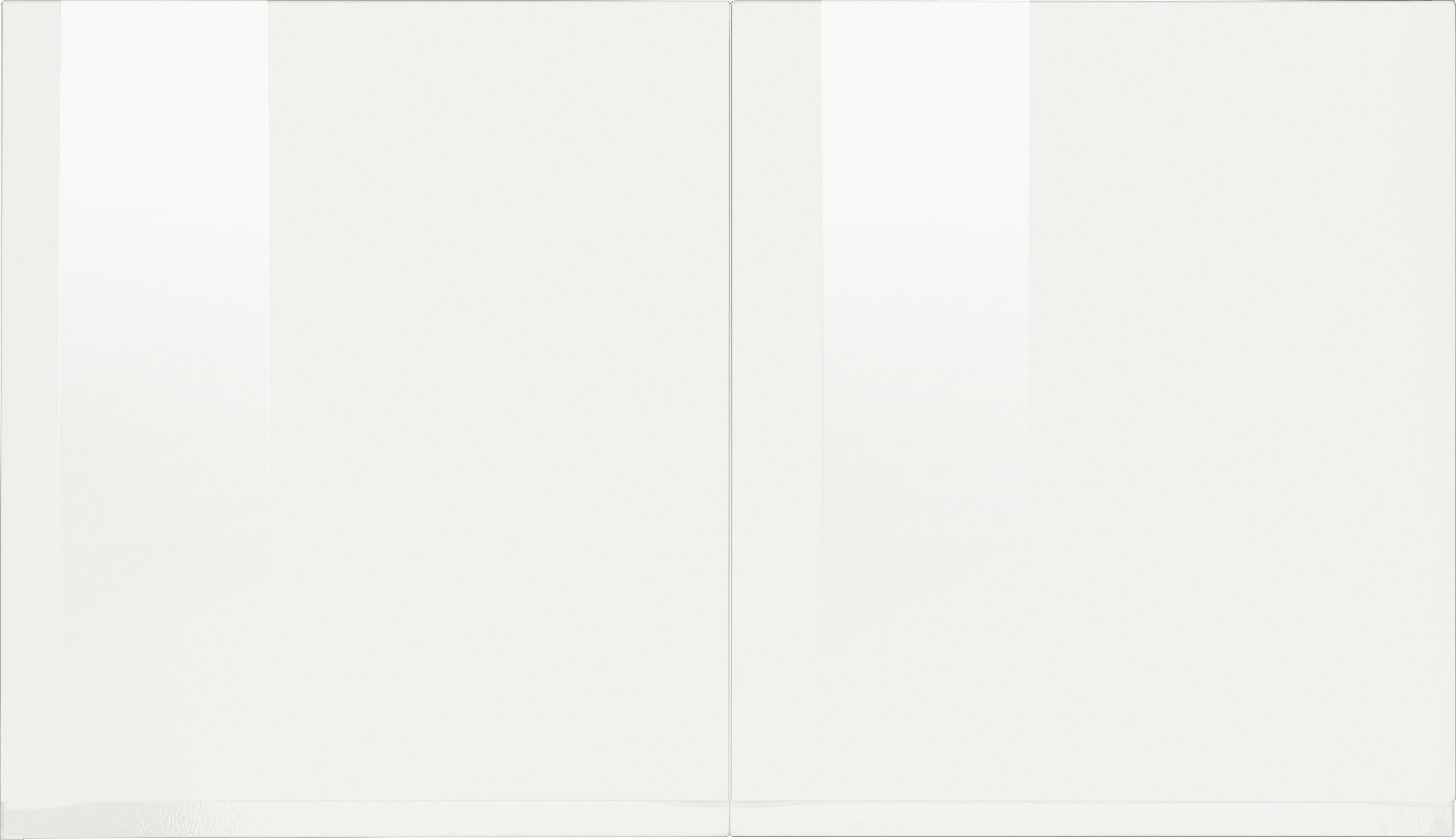 HELD MÖBEL Hängeschrank Virginia 100 cm breit, mit 2 Türen weiß Hochglanz/eiche vintage | Hängeschränke