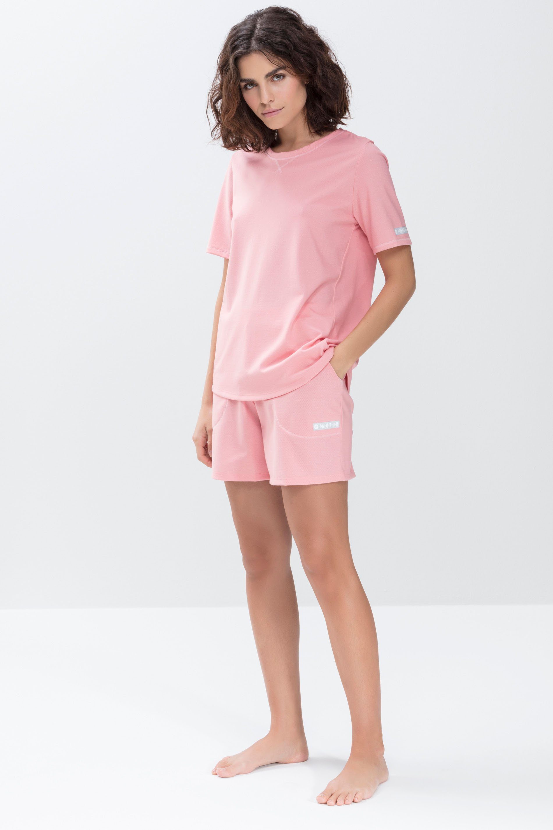 Serie Powder uni Pink Schlafshorts (1-tlg) Mey Zzzleepwear