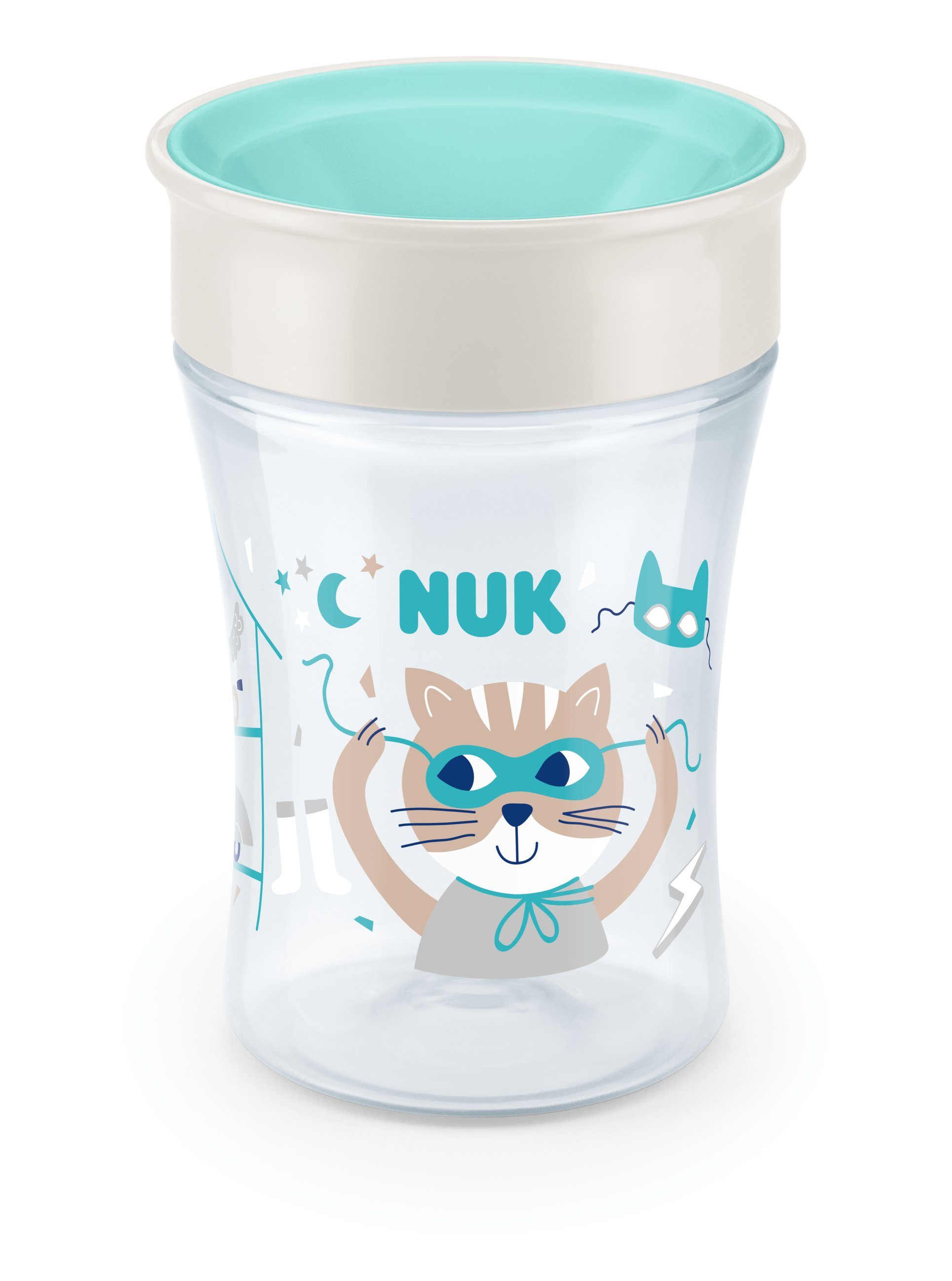 Babyflasche NUK Magic Cup 230ml 10255604, 360°-Trinkrand, ab 8 Monaten, BPA