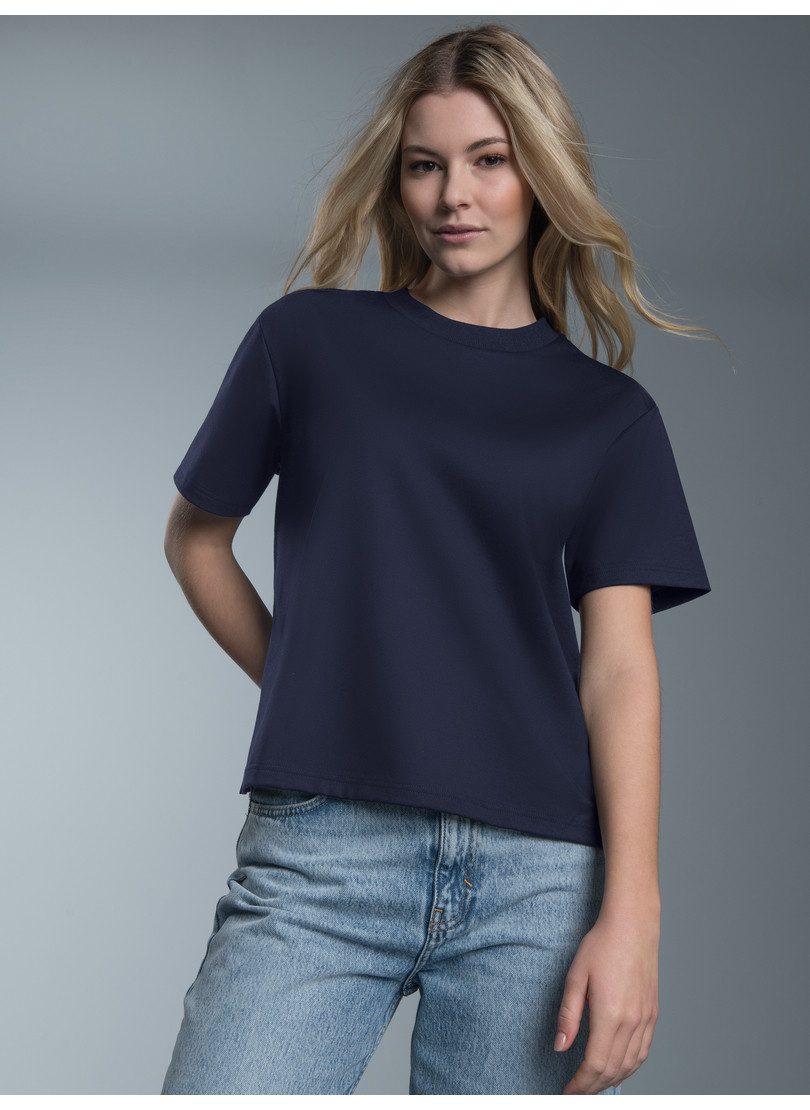 Trigema T-Shirt TRIGEMA T-Shirt aus Baumwolle (1-tlg)