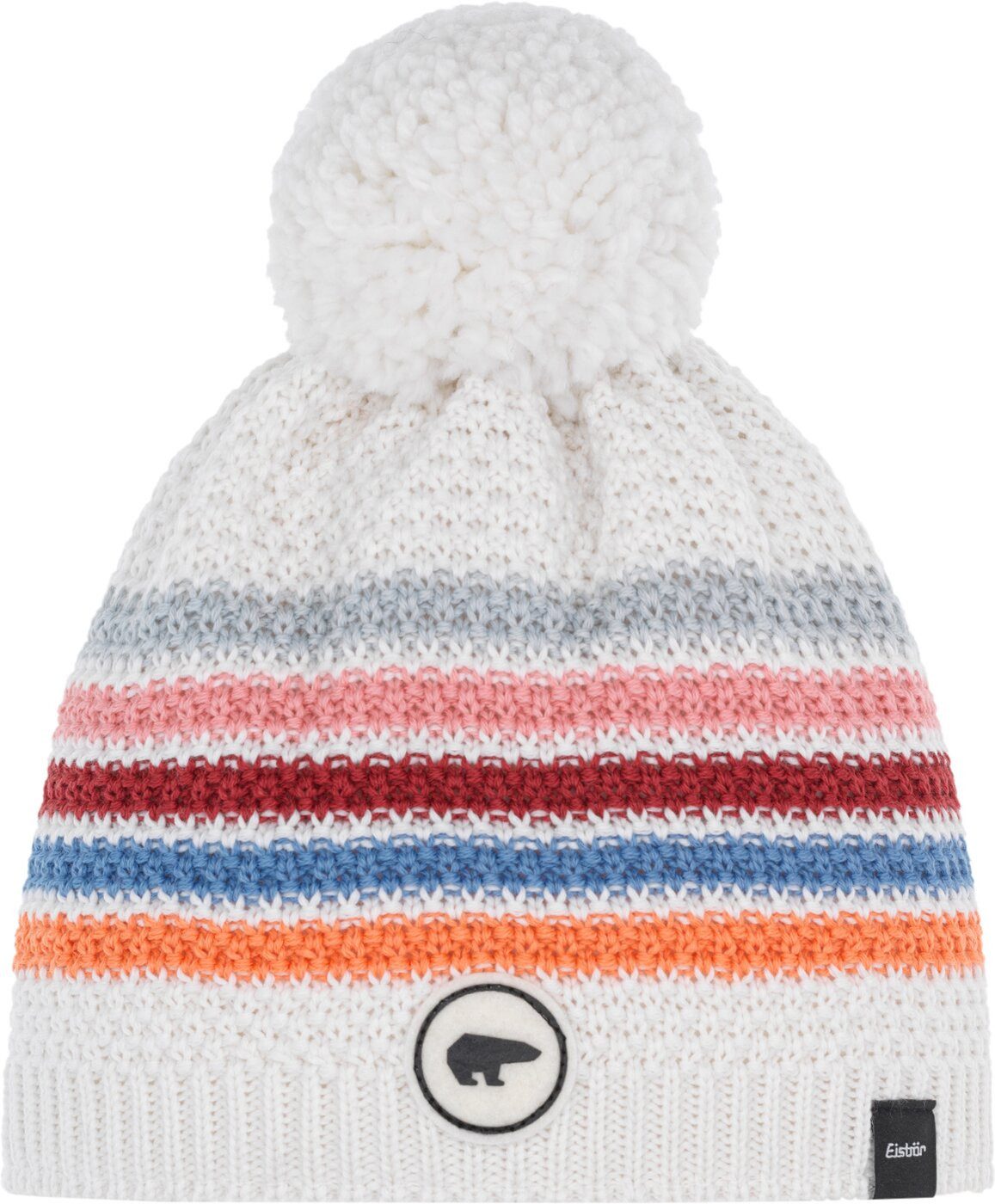 Eisbär Skimütze STAN POMPON KIDS white