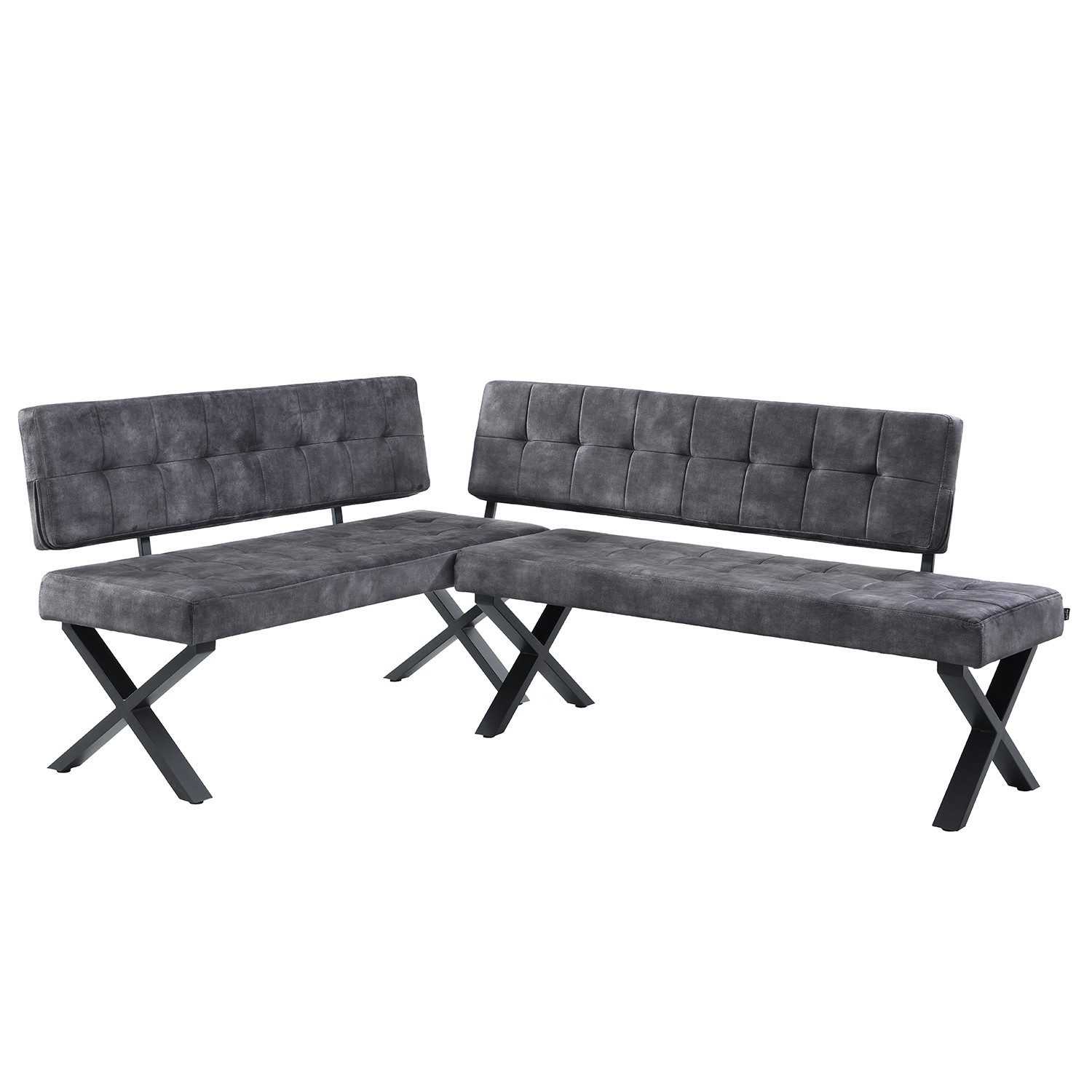 B&D home Eckbank EKA (2-St), gepolstert, mit Rückenlehne, verschiedene Maße