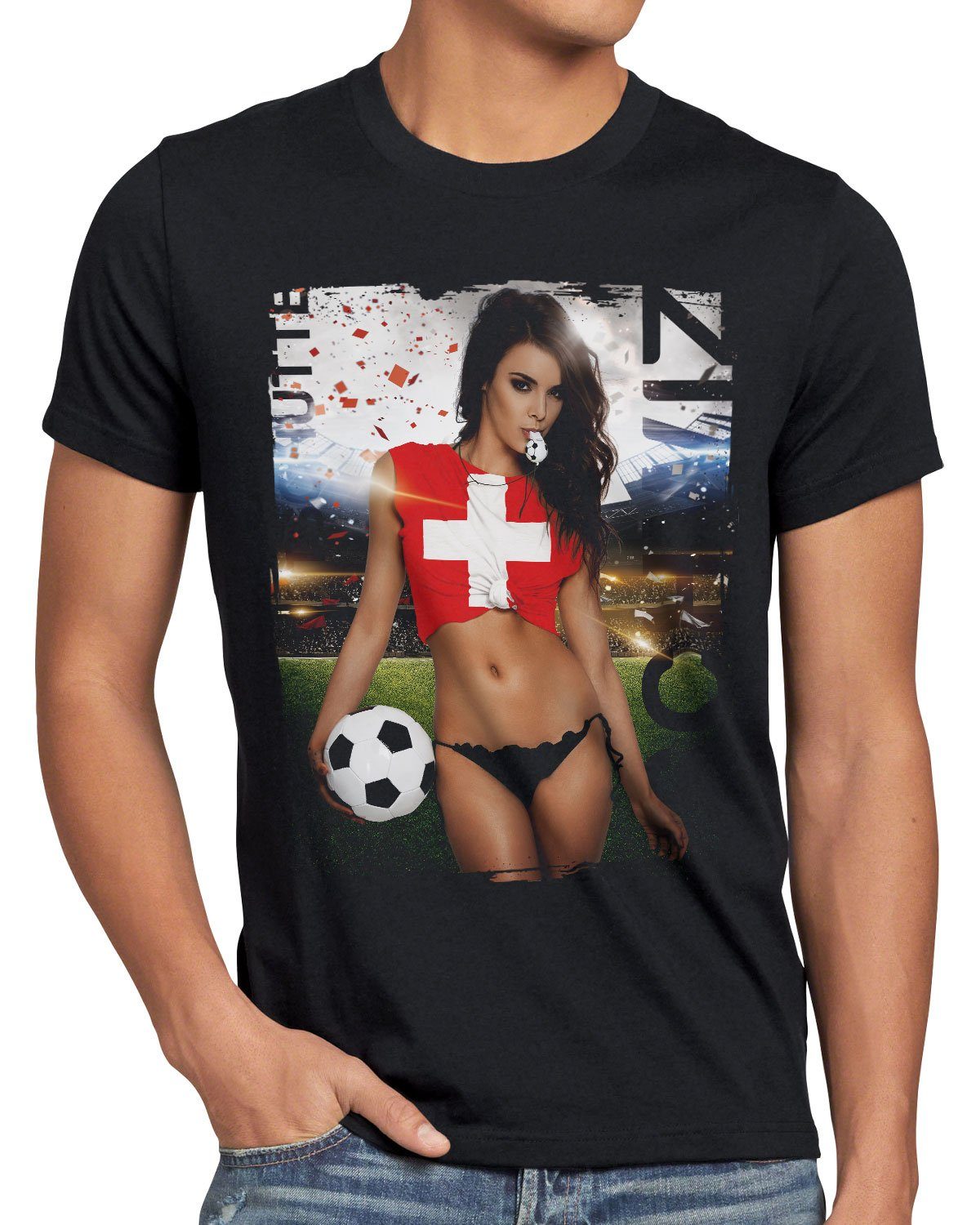 style3 T-Shirt WM 2026 Soccer Girl Fußball Weltmeisterschaft Trikot sexy fanartikel