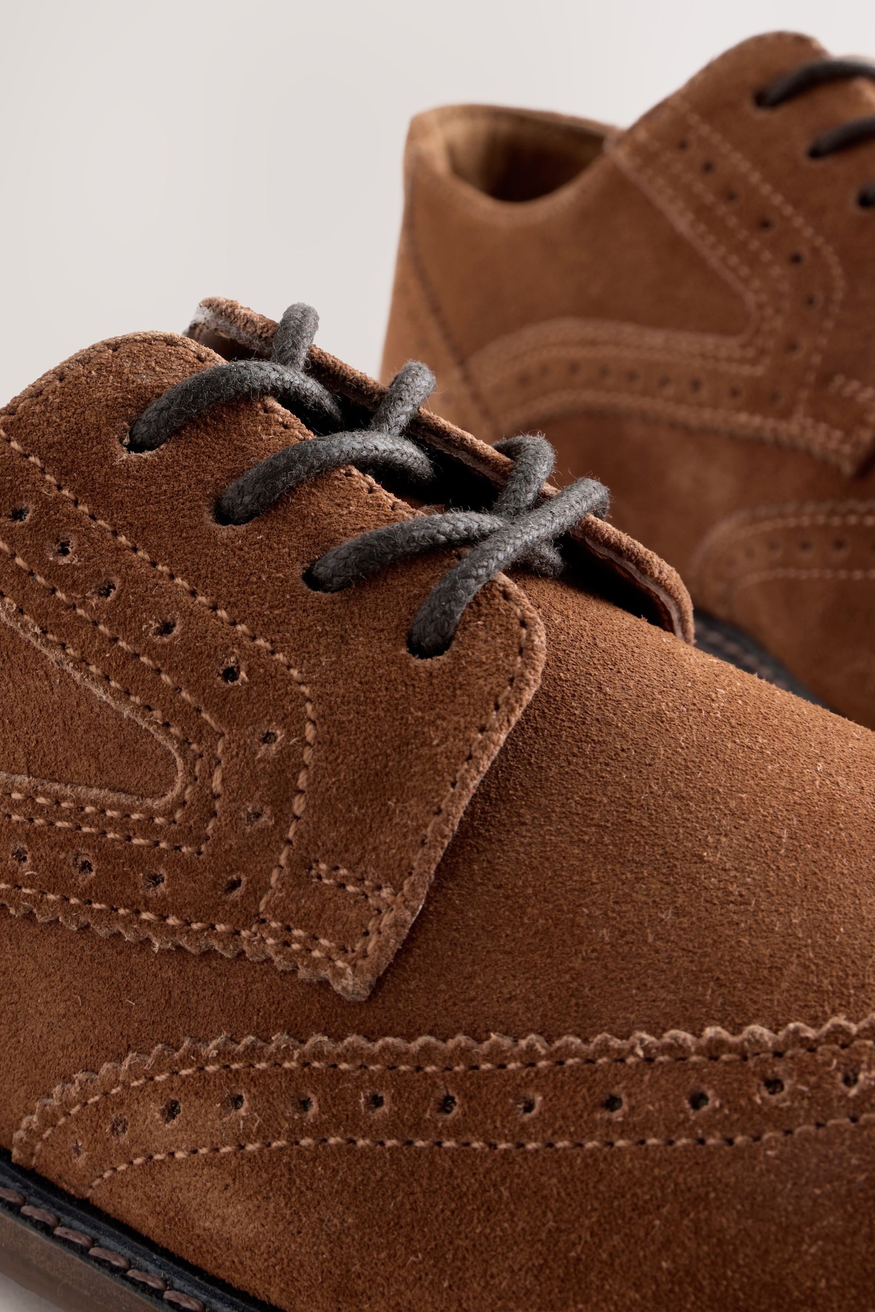 Next Brogues zum Schnüren aus Leder Budapester (1-tlg)