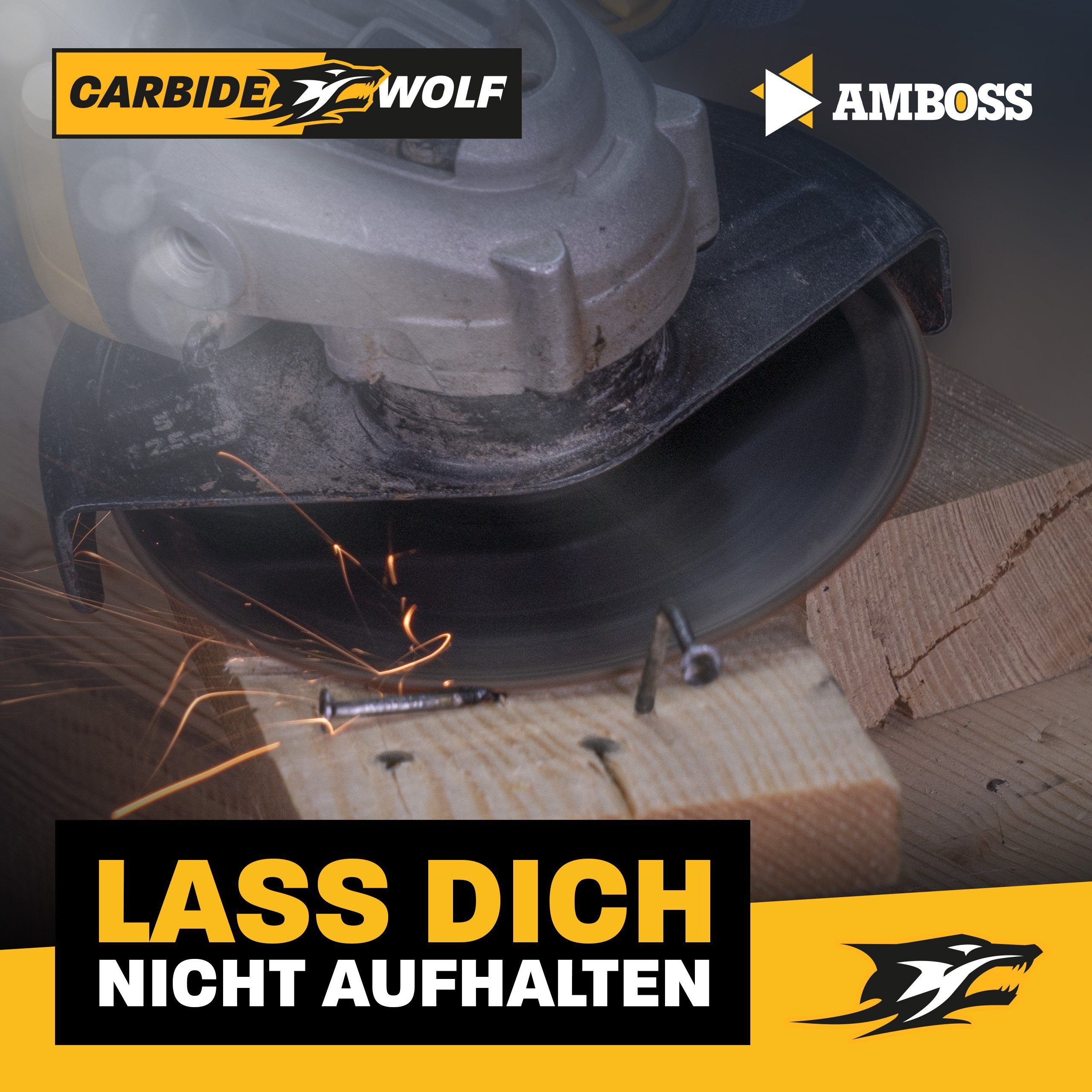Kreissägeblatt mm Trennscheibe Werkzeuge Carbide HM (Bohrung) Amboss - x Amboss Wolf (Dicke) 22.2 mm 125 1.2 x, 1.2