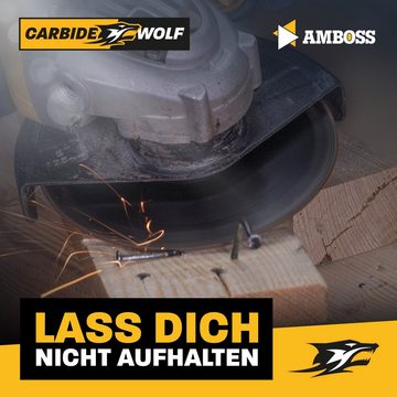 Amboss Werkzeuge Kreissägeblatt Amboss Carbide Wolf HM Trennscheibe - 125 x 1.2 x, 22.2 mm (Bohrung) 1.2 mm (Dicke)