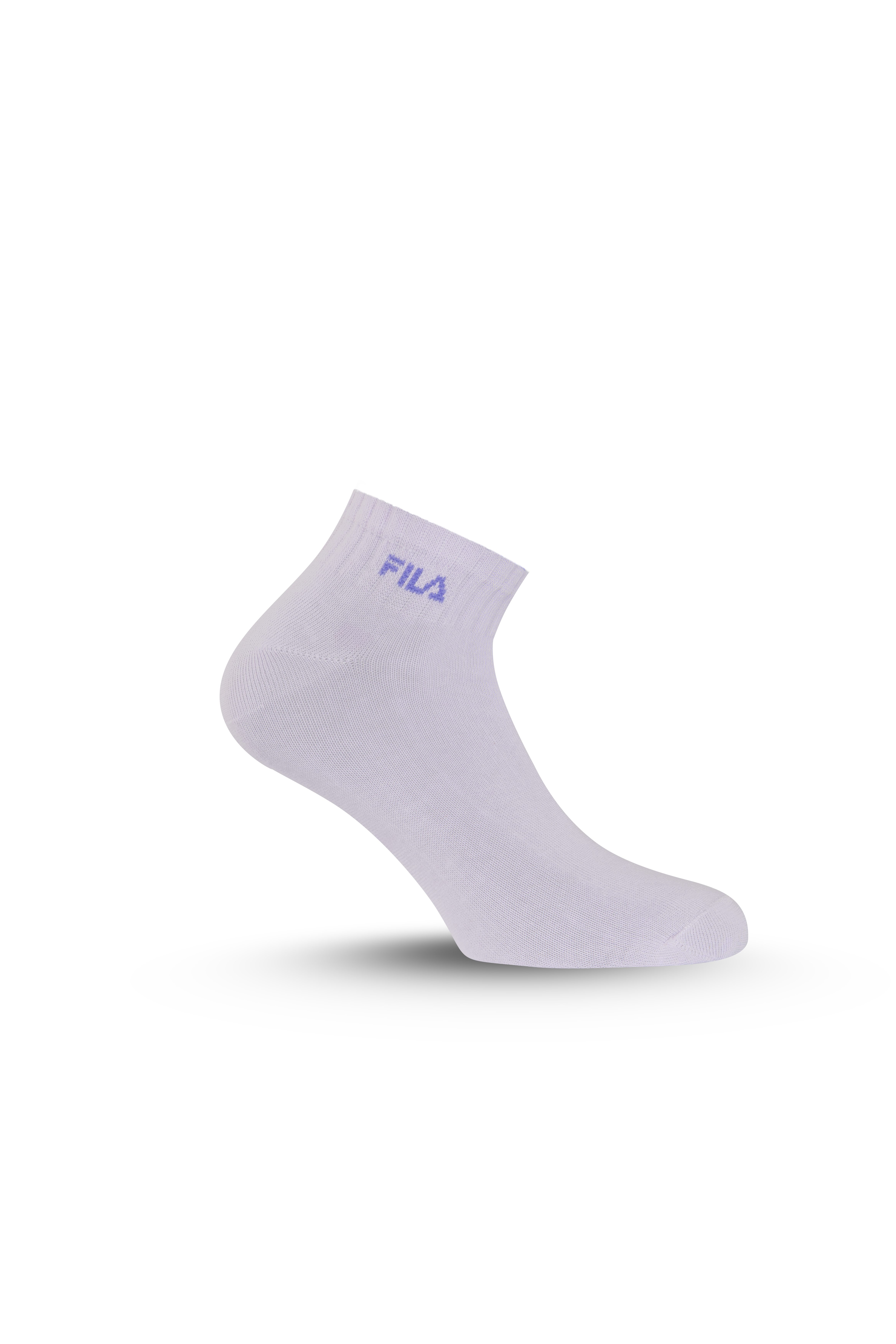 Fila Kurzsocken (6 Paar) Cotton-Mix, Rippenbündchen, Logoschriftzug, Multipack – Bild 4 von 5