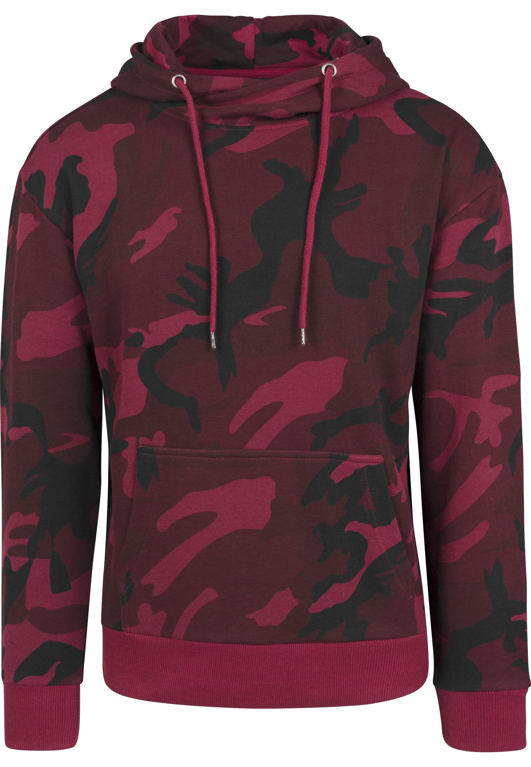 URBAN CLASSICS Rundhalspullover Urban Classics Herren High Neck Camo Hoody (1-tlg)