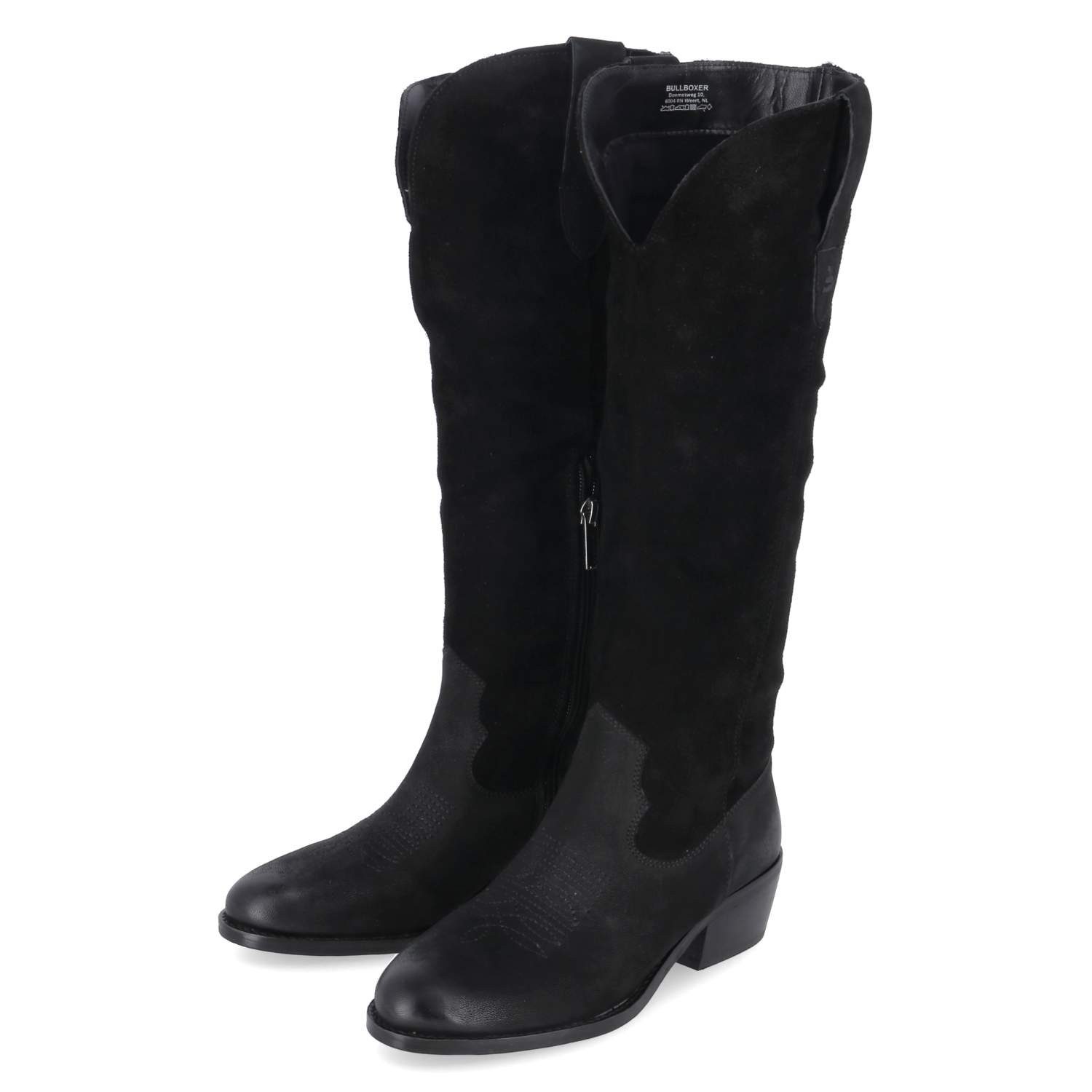 Bullboxer Bullboxer Cowboystiefel 6NU0251201 2100 Damen Leder black Stiefel