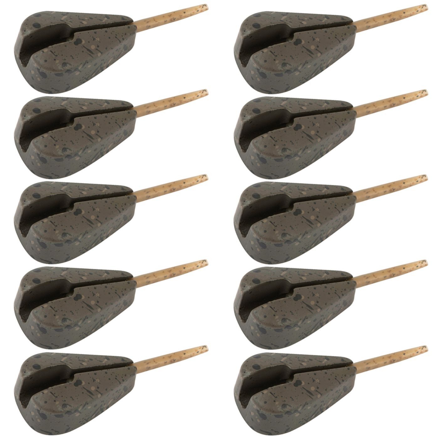 Karpfenblei Fox Edges Impact In-line Weights Camo - 10 Karpfenbleie