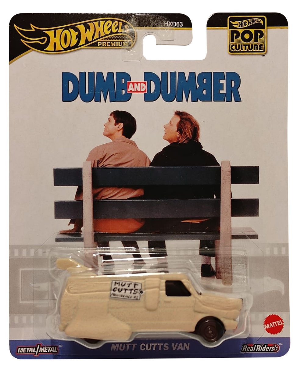 Hot Wheels Spielzeug-Auto Hot Wheels Premium Pop Culture Dumm und Dümmer Mutt Cutts Van