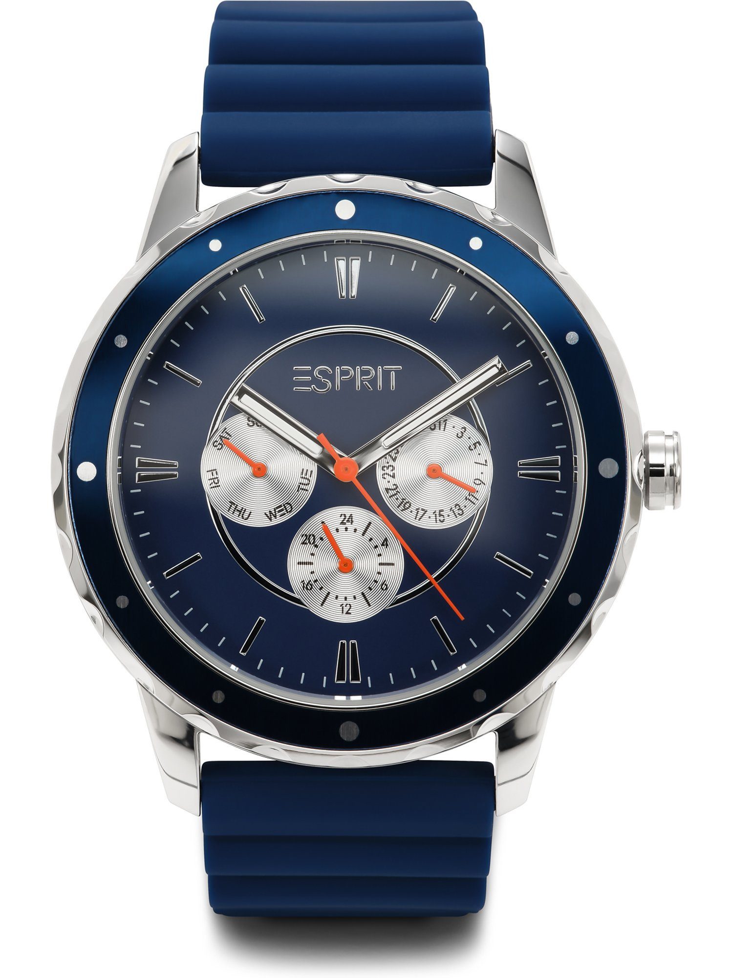 Esprit Quarzuhr ESPRIT blau Klassikuhr Herren-Uhren Analog Quarz