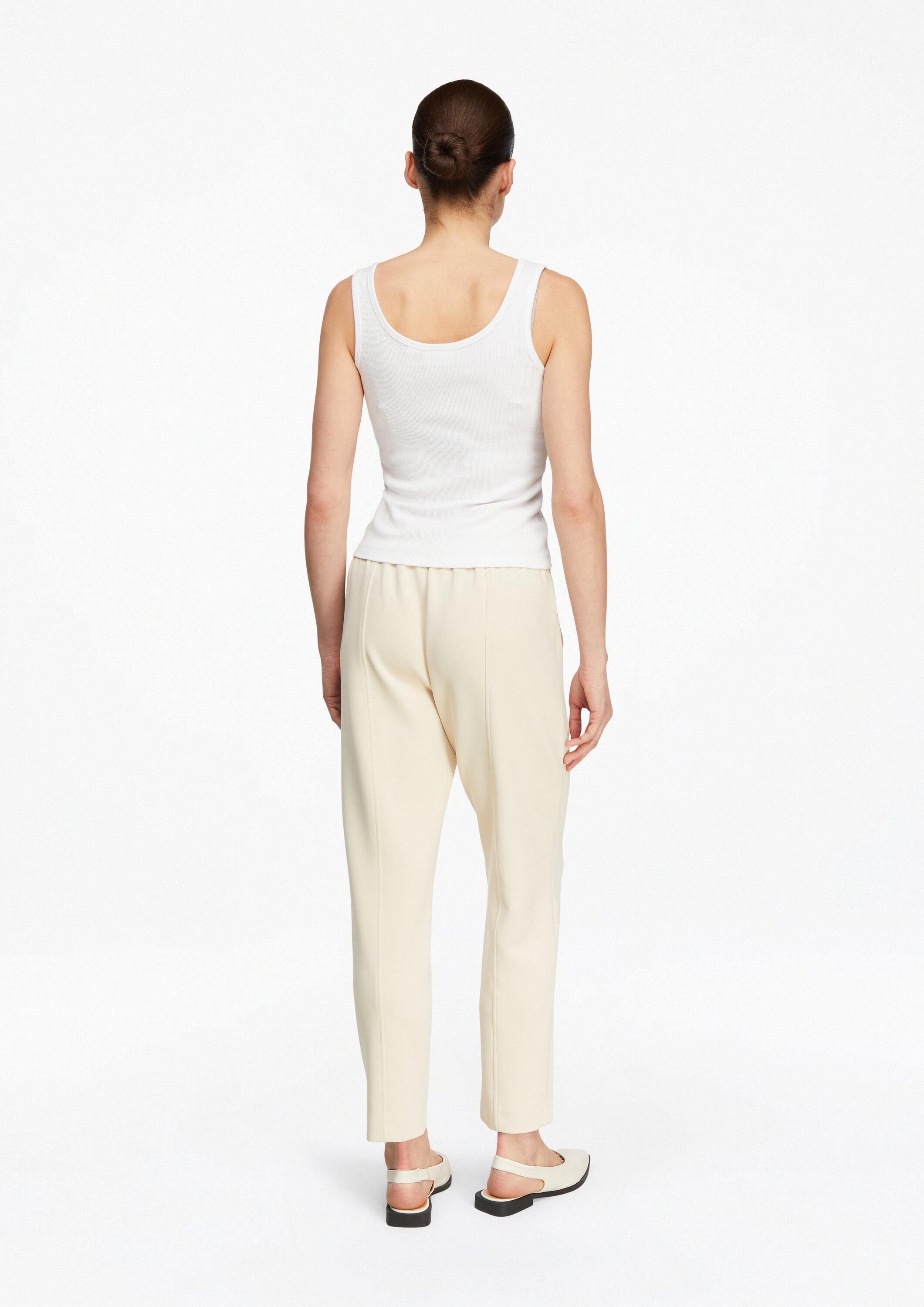 comma 7/8-Hose Hose Scuba-Jogpants mit Teilungsnähten