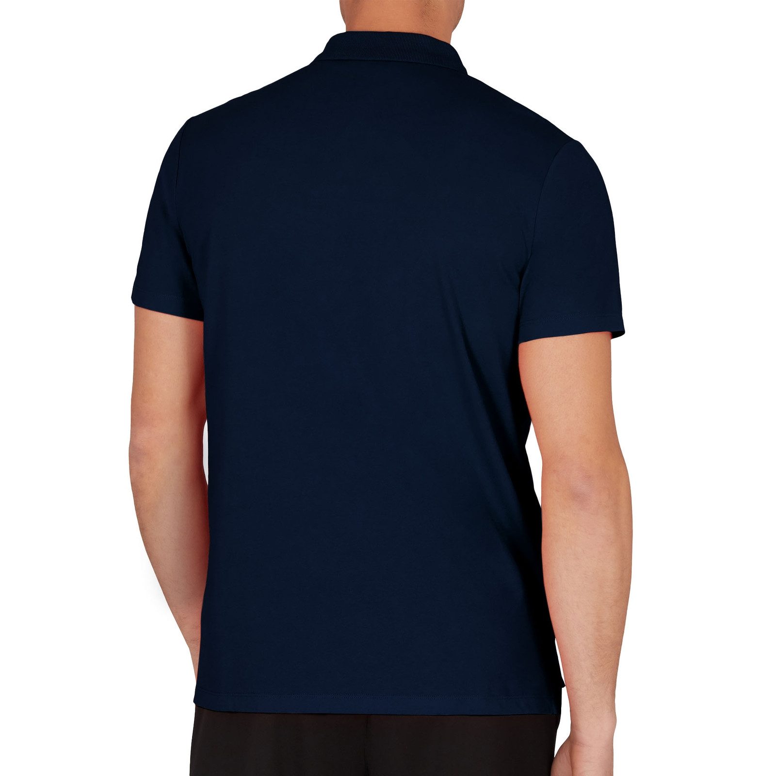 Emporio Armani Poloshirt Polo Beachwear mit Logostreifen im Schulterbereich
