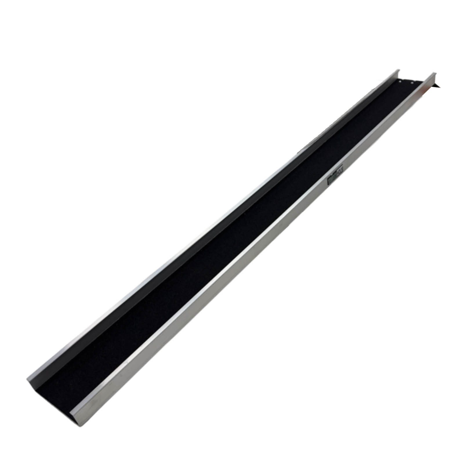 Auffahrrampe Auffahrschiene 183 cm Tragkraft 50 kg Alu grau Anti Rutsch