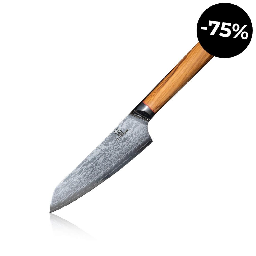 Küchenkompane Damastmesser Mokuzai Santoku