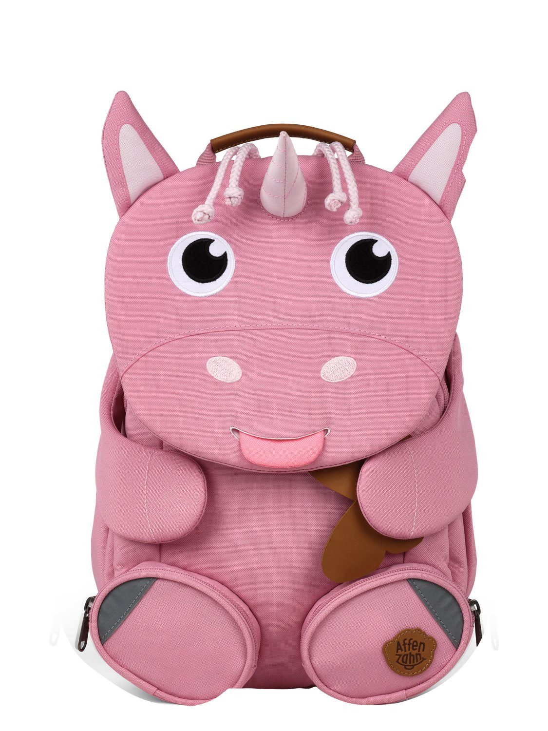 Affenzahn Kinderrucksack Großer Freund, mit personalisierbarer Ziehzunge