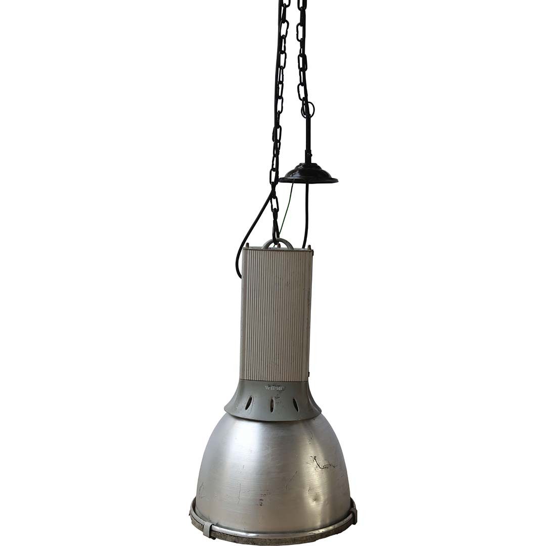 Trademark Lampenschirm Große Eisenlampe mit Fabriklook mit Eisenkette ⌀ 34 cm