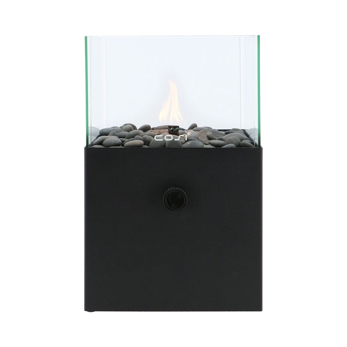 COSI Tischfeuer Cosifire Tischfeuer COSISCOOP Square black, Ø 20x32,5cm