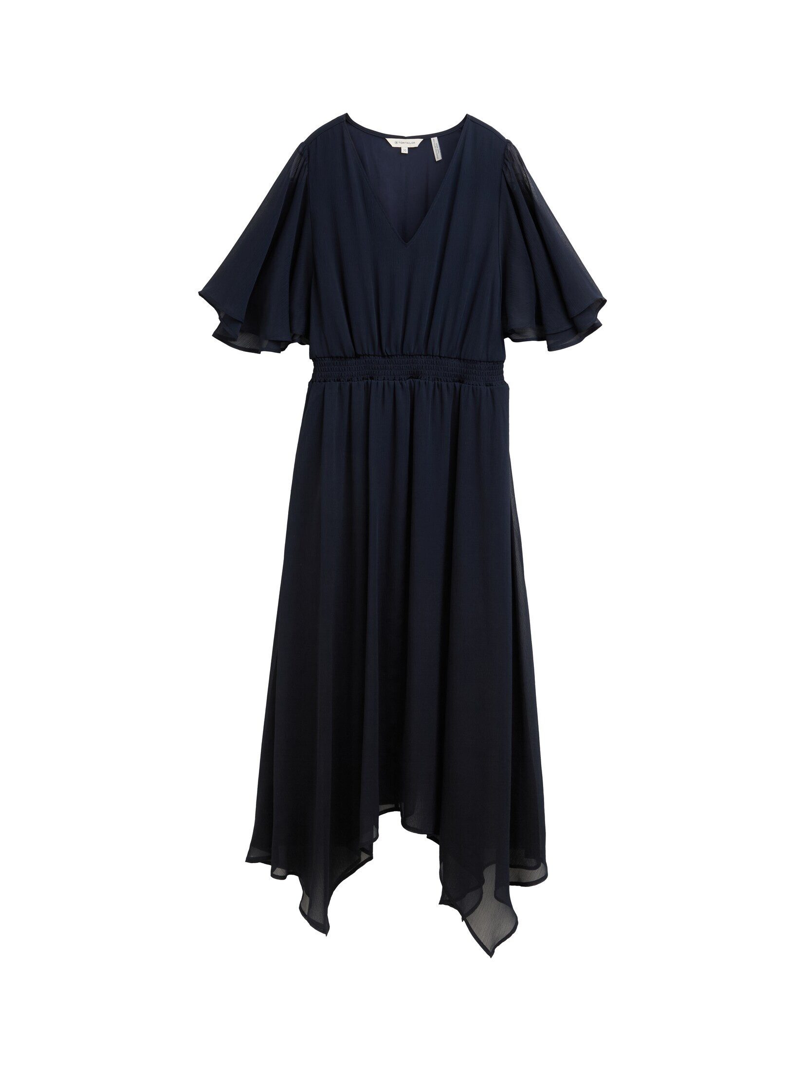 TOM TAILOR Sommerkleid Chiffon Maxi-Kleid Chiffon günstig online kaufen