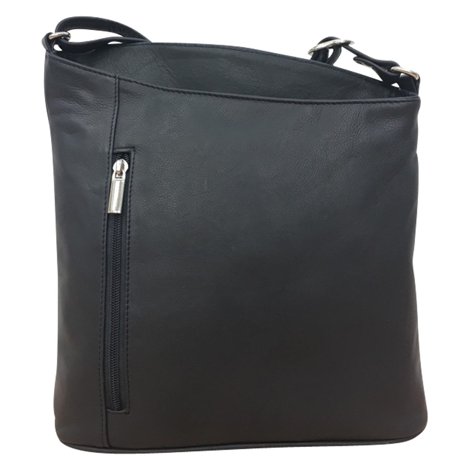 Cinino Handtasche C1080, Ledertasche Umhängetasche