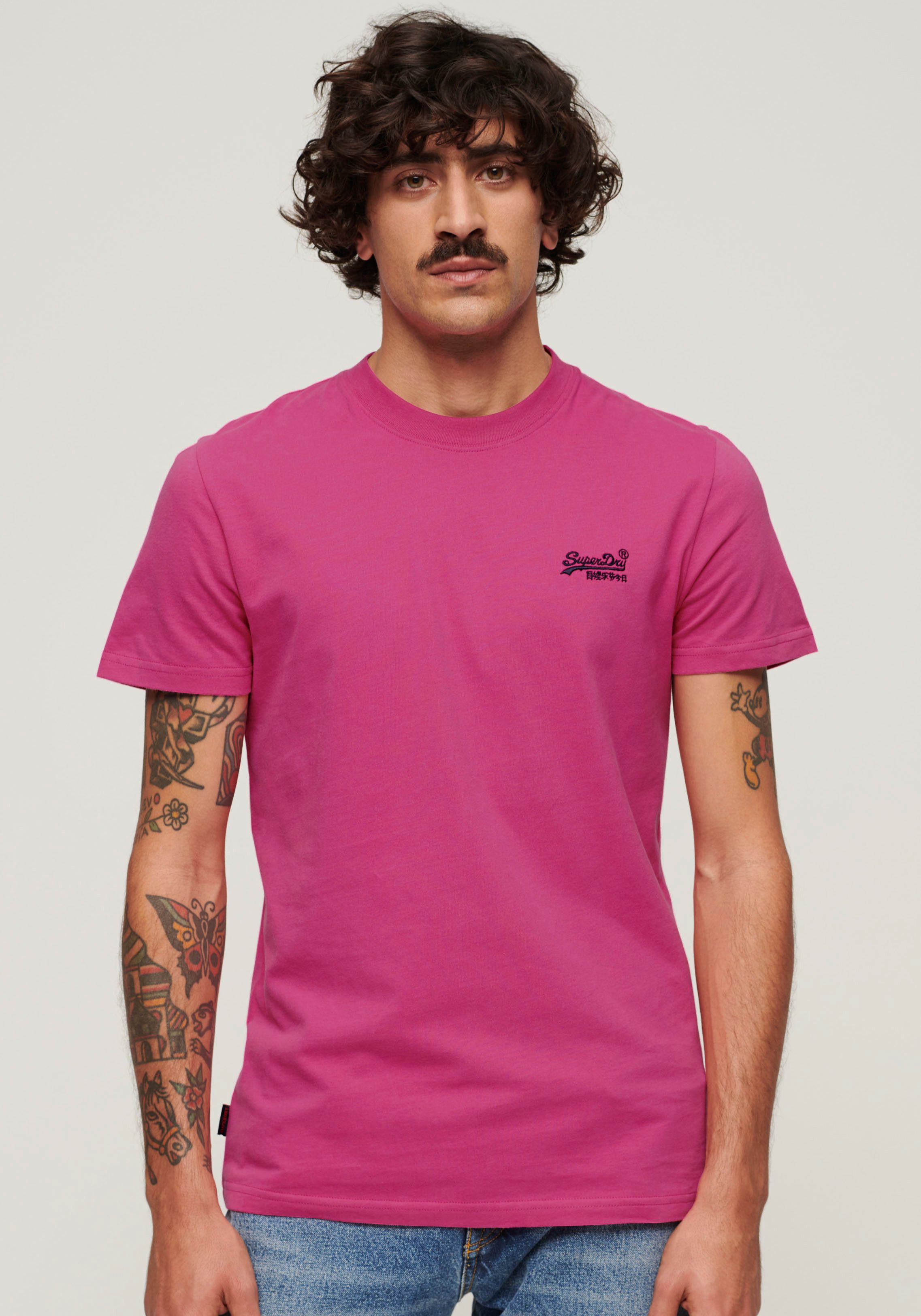 Superdry Rundhalsshirt Organic Cotton Essential Logo T-Shirt