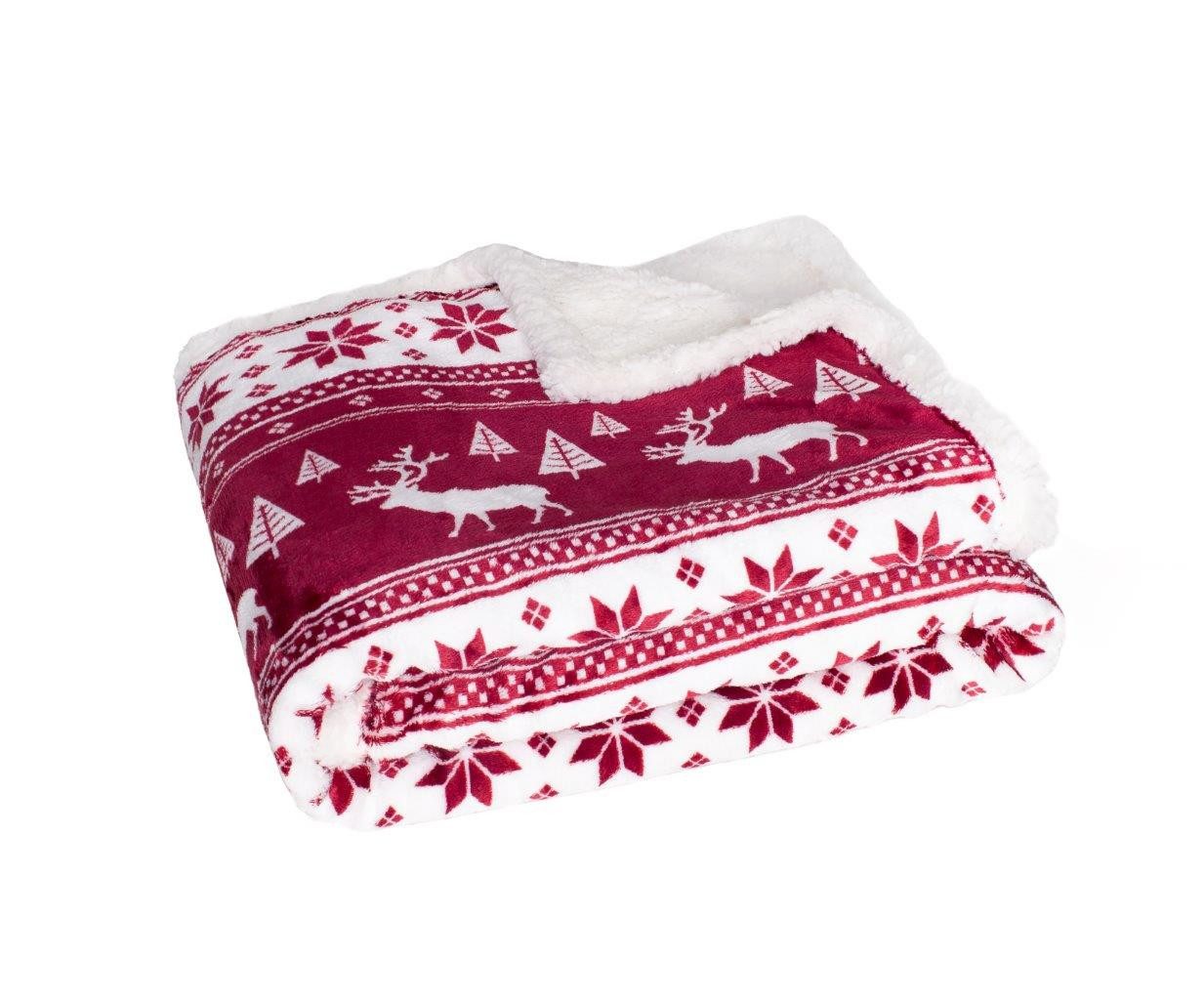 texpot Tagesdecke Kuscheldecke 150x200 als Geschenk im Sack Weihnachten – Bild 4 von 5