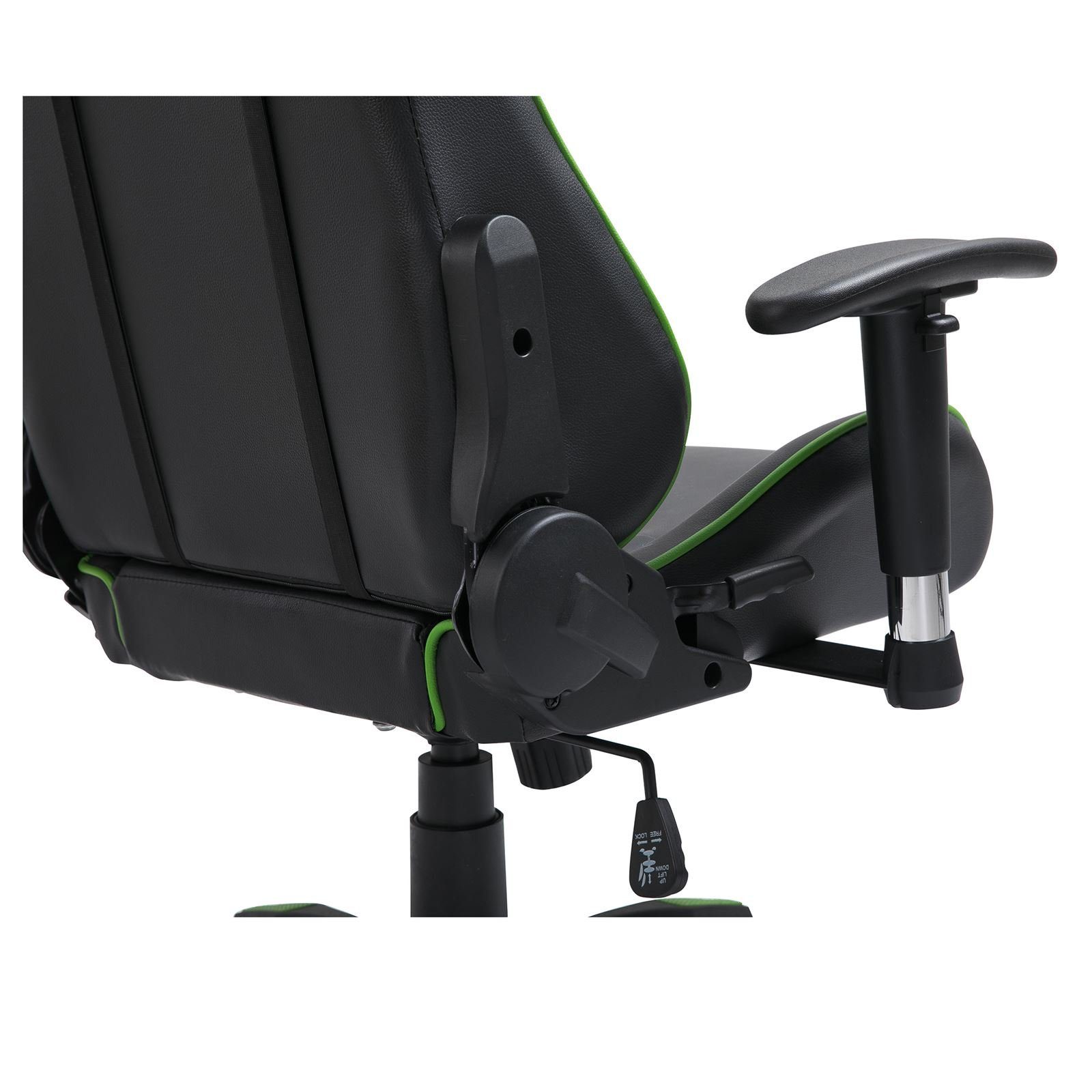 schwarz/grün Racer Chefsessel CARO-Möbel Gaming GAMING Chair Bürostuhl Schreibtischstuhl GAMING, Drehstuhl
