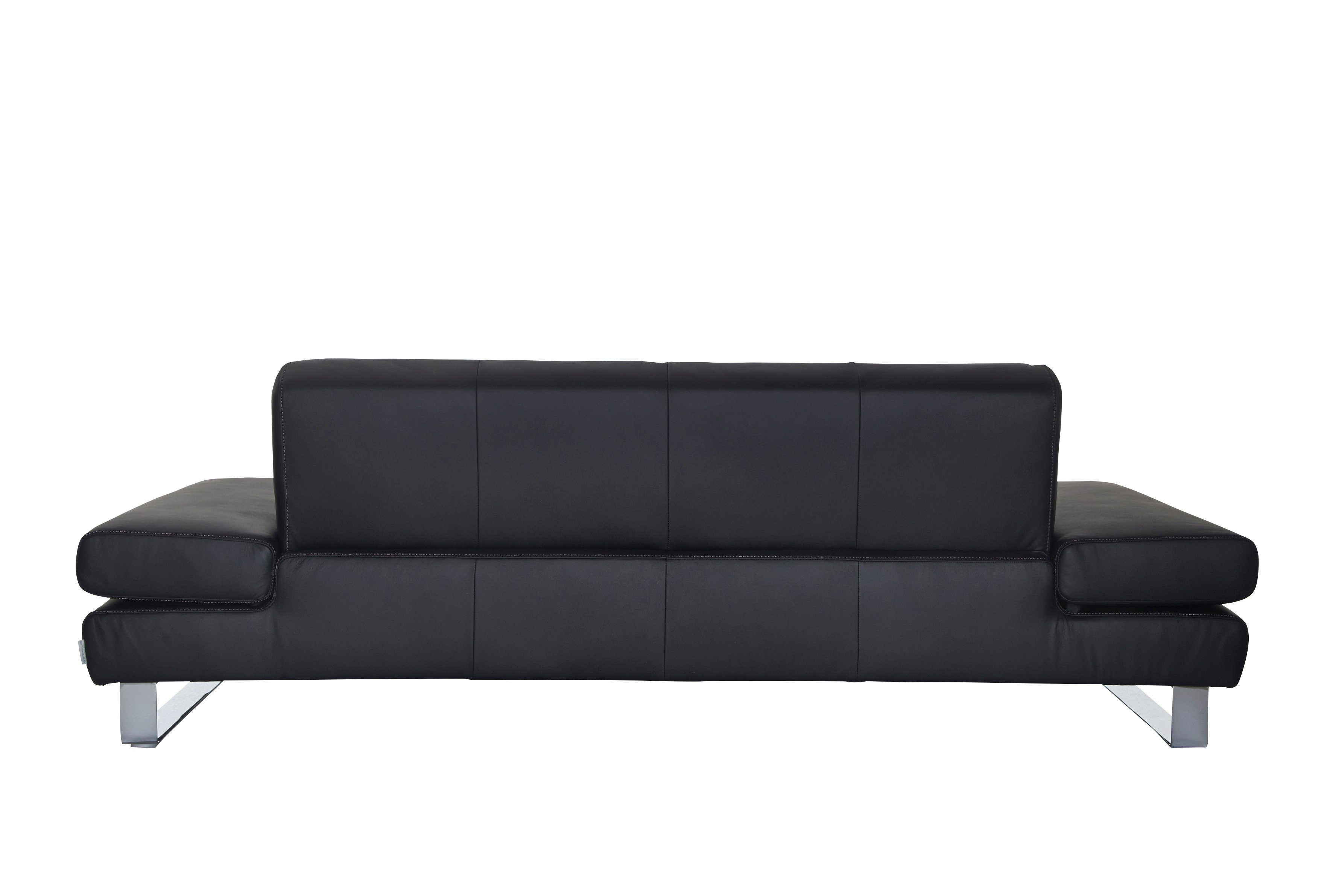 W.SCHILLIG 3-Sitzer taboo, mit Übertiefe, inklusive Armlehnenverstellung, mit Kontrastnaht