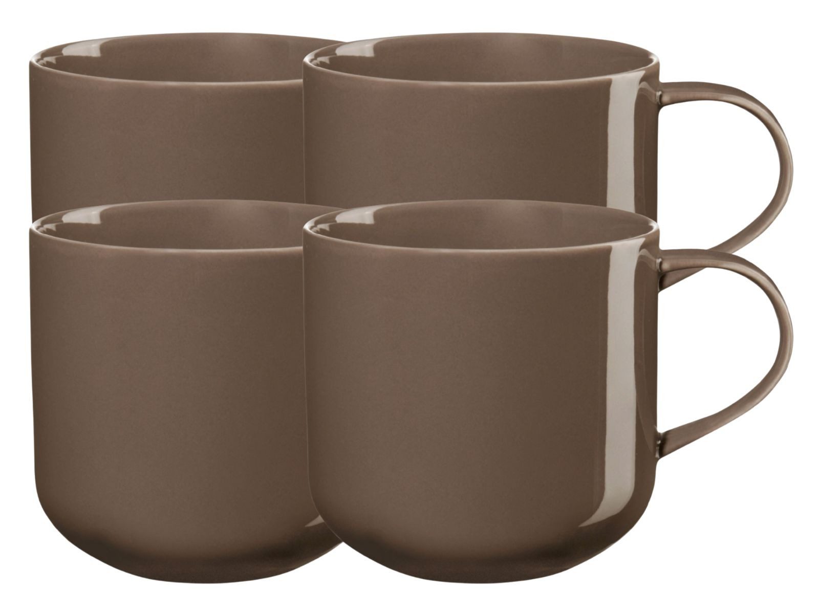 ASA SELECTION Becher coppa Henkelbecher kaori 0,4l Set4, Porzellan