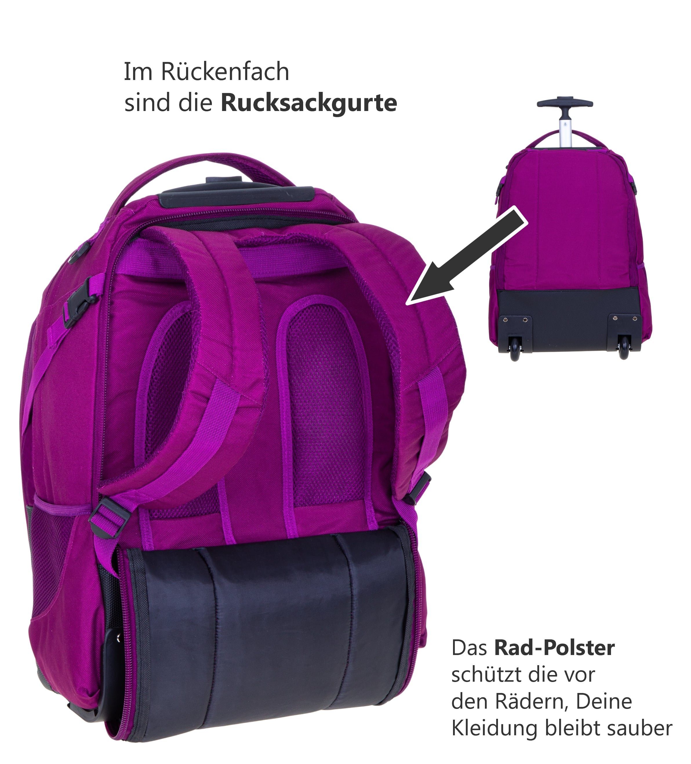 ELEPHANT Schulrucksack Trolley Hero Signature Schultrolley, Rucksacktrolley Daypack Trolly