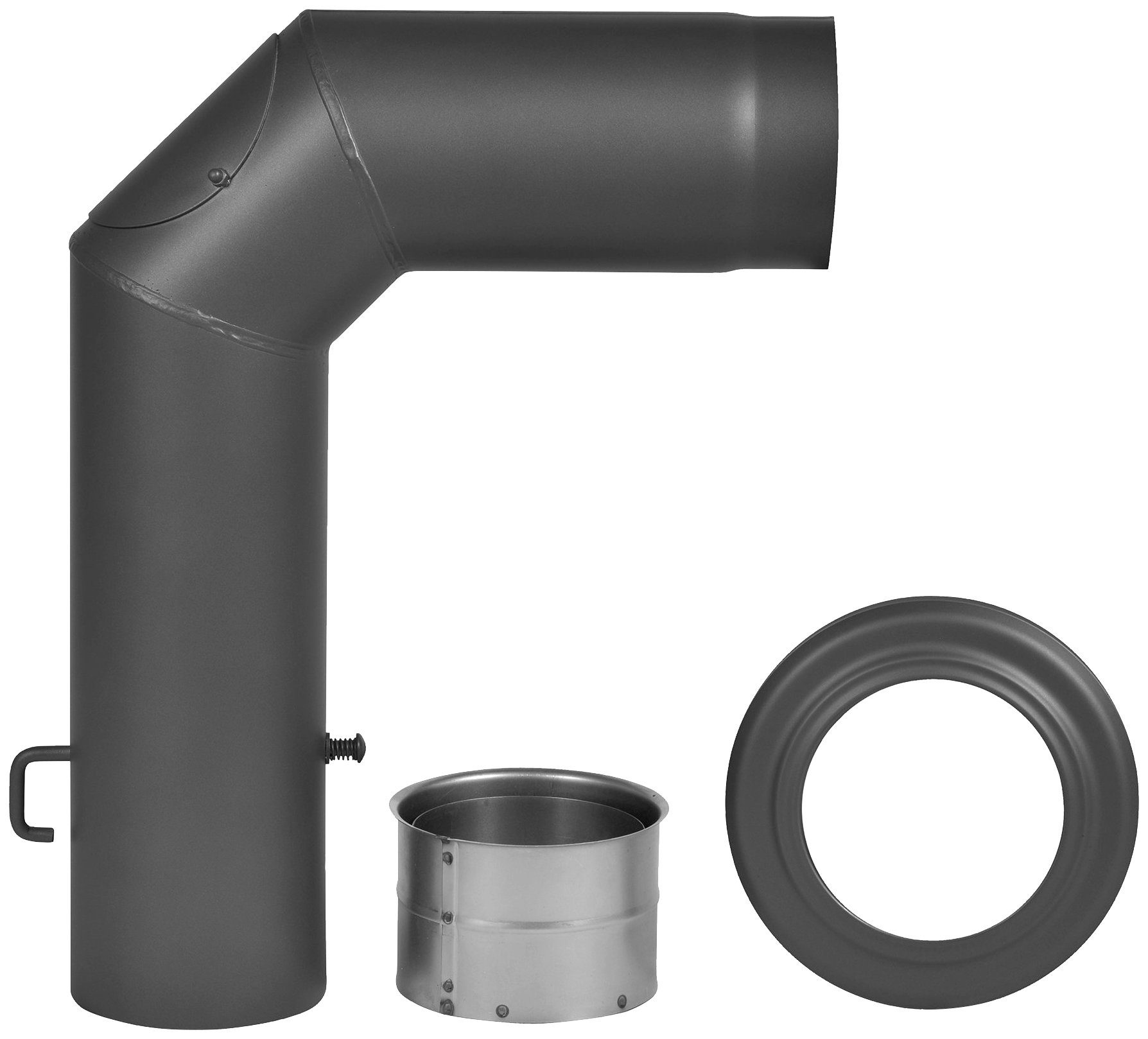 Firefix Ofenrohr, (Set), Bogen, 150 mm, günstig online kaufen