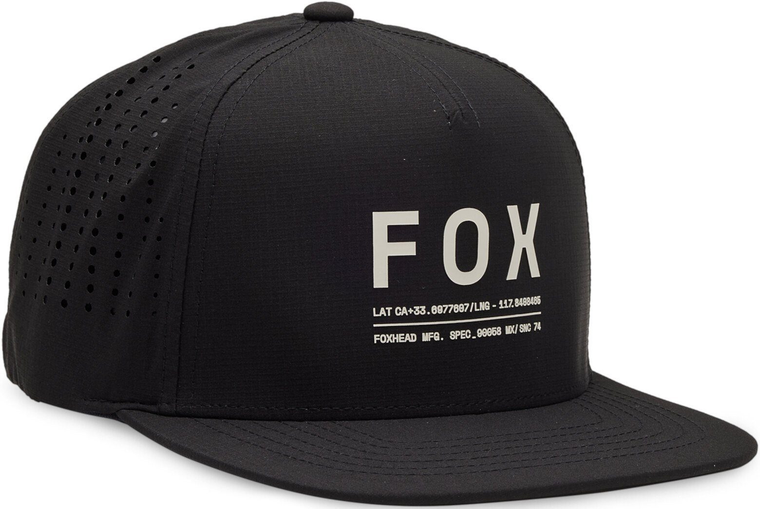 Fox Outdoorhut Non Stop Tech Snapback Kappe Black