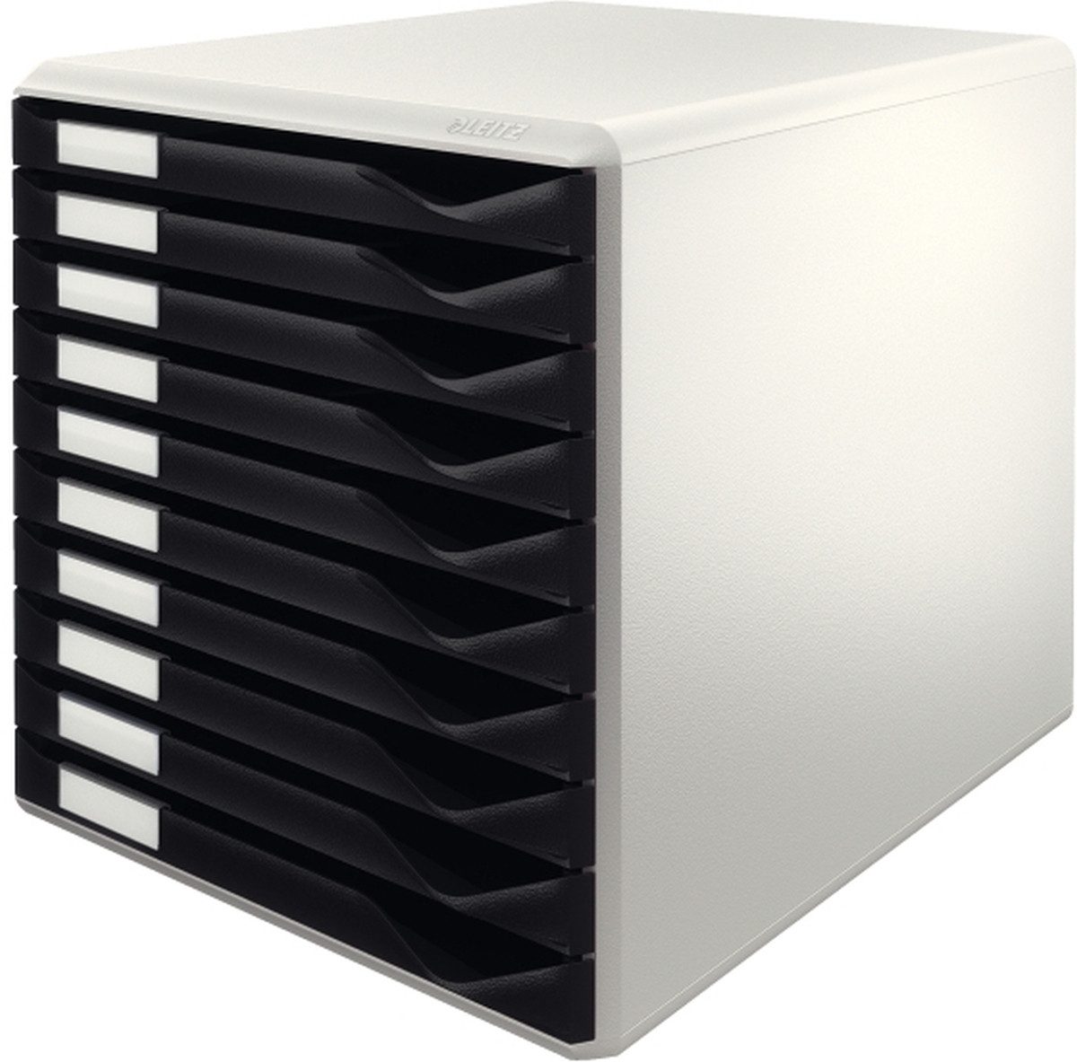 LEITZ Organizer Schubladenset Formular-Set 10 Schubladen lichtgrau/schwarz