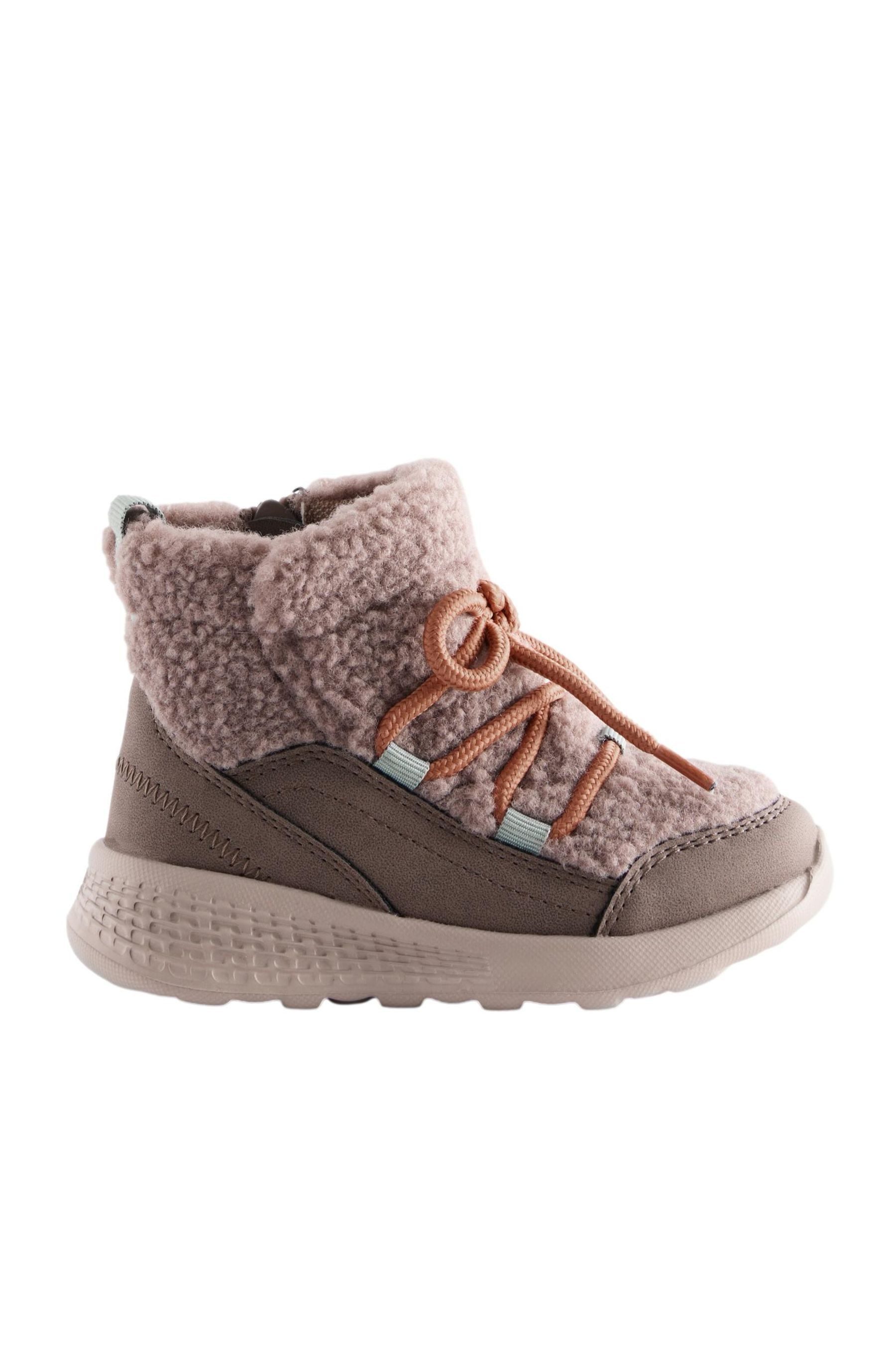 Next Wasserabweisende Schneestiefel mit Borg Winterstiefel günstig online kaufen