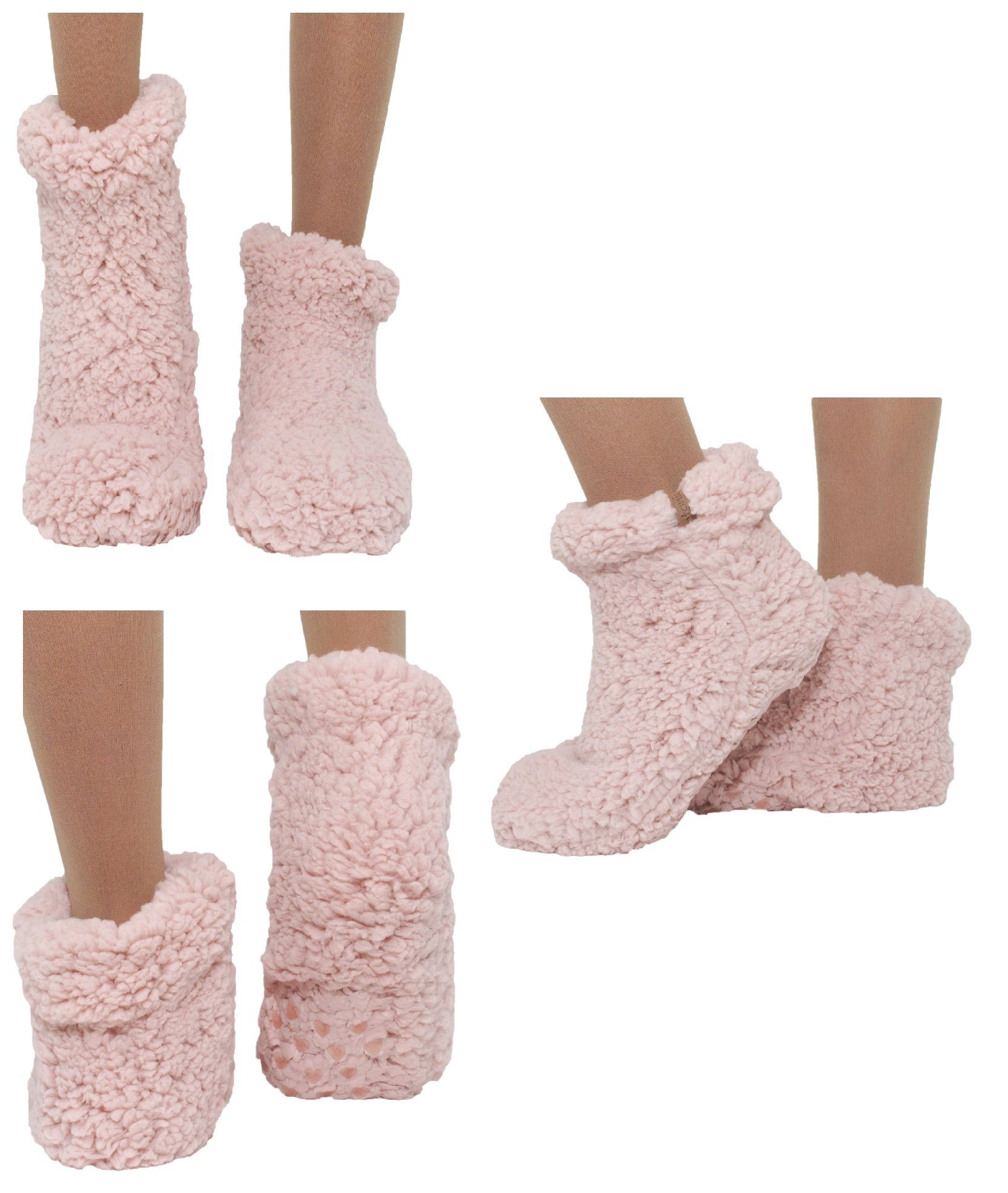 Kuschelsocken Kinder Hüttensocken Hüttenschuhe Hausschuhe Mähmäh ABS Teddy Farbe: