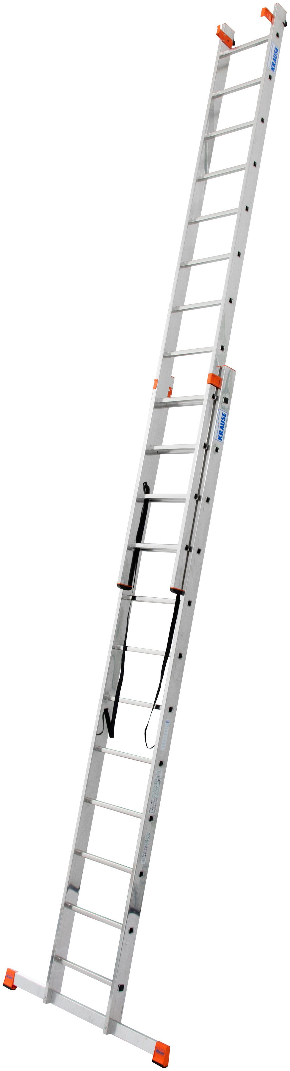 Leiternspitzen, mit Sprossen 3x12 Vielzweckleiter Tribilo, KRAUSE