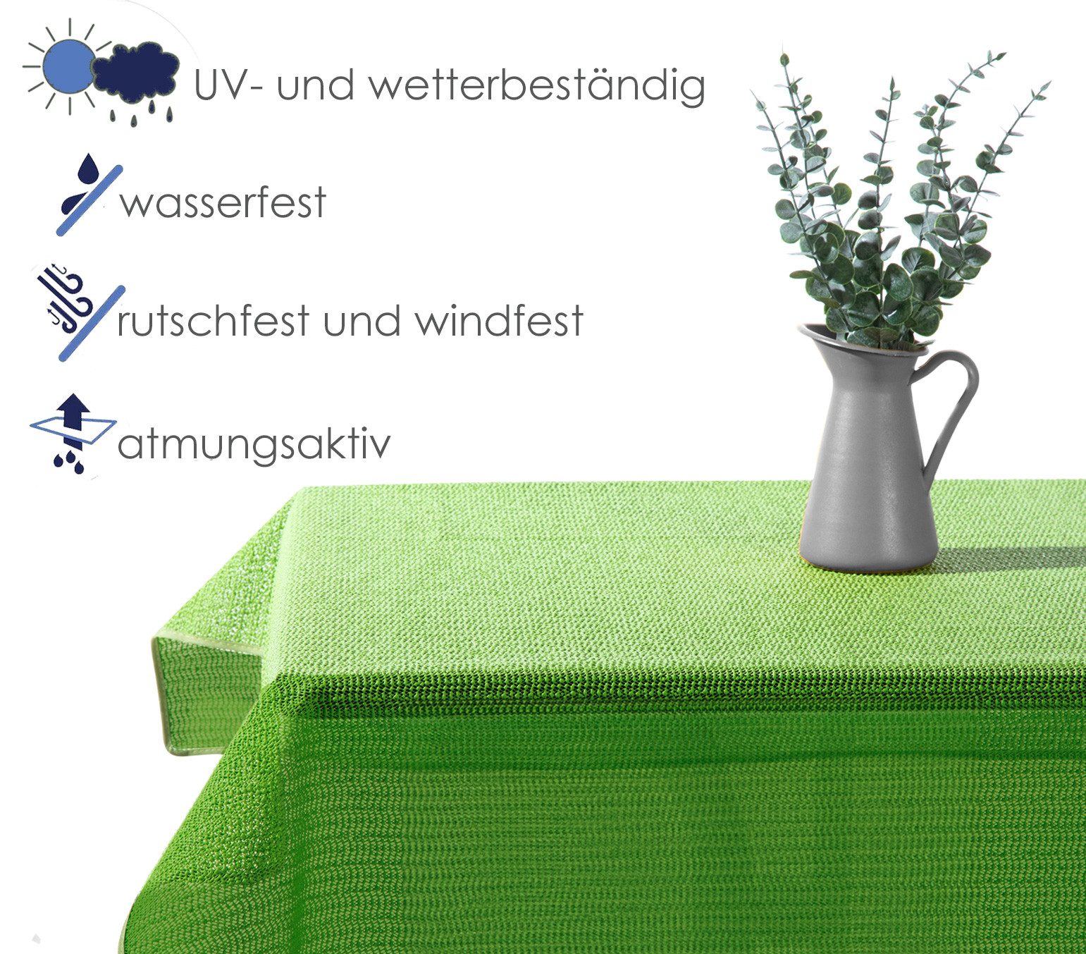 heimtexland Gartentischdecke Outdoor Tischdecke Garten Balkon Camping Tisch günstig online kaufen