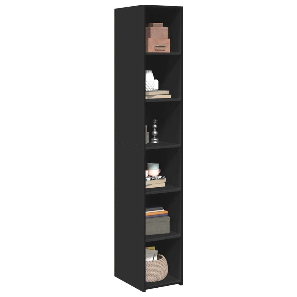 vidaXL Highboard Highboard Schwarz 30x41x185 cm günstig online kaufen