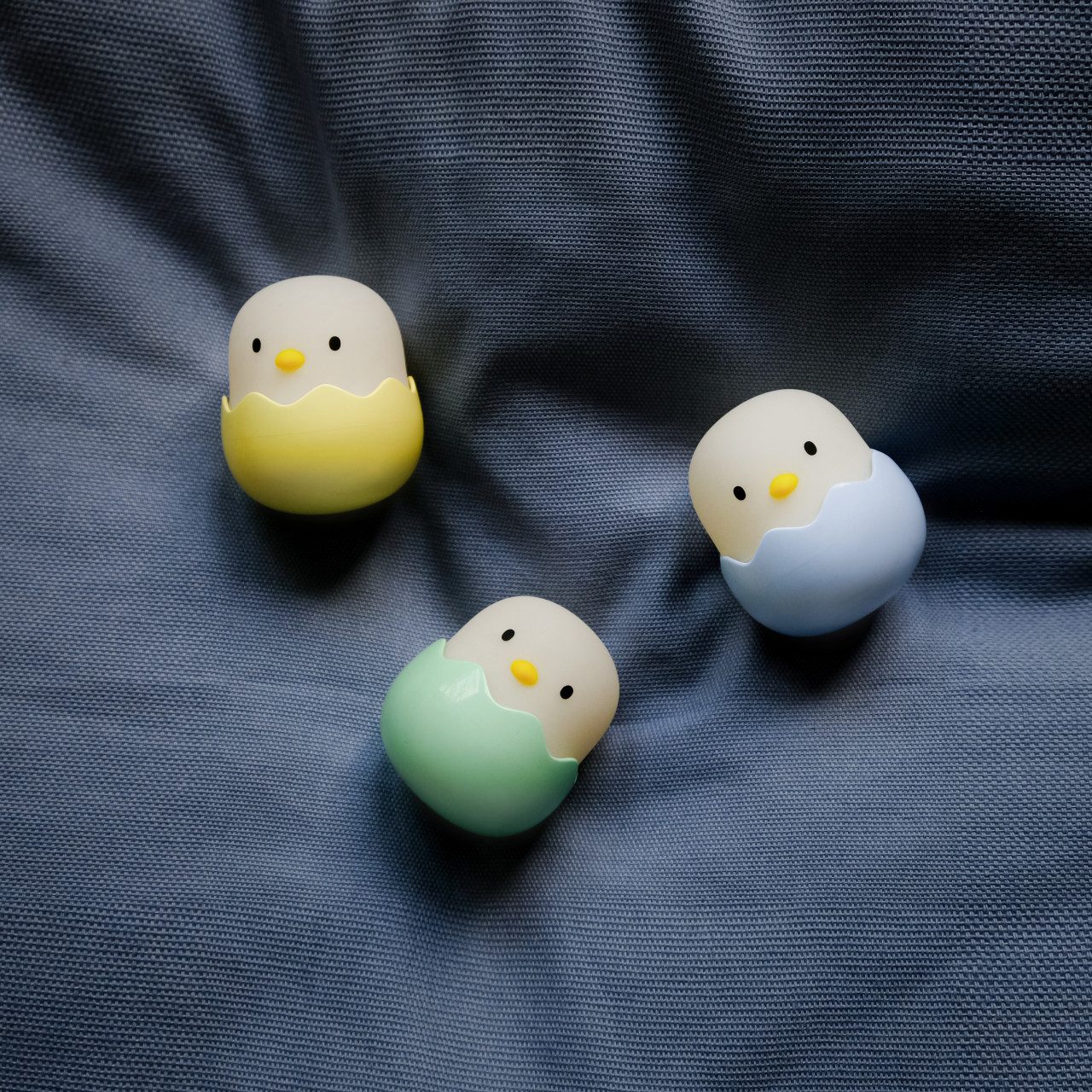 MegaLight Nachtlicht MegaLight LED Baby Eggy Nachtlicht mit Akku 3er-, Inkl. Leuchtmittel, Dimmbar ohne Bewegungsmelder