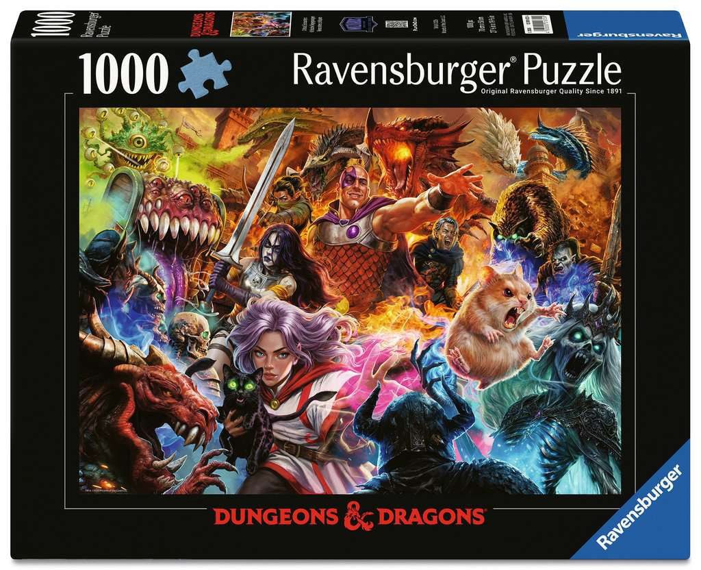 Ravensburger Puzzle Ravensburger - D&D - Critical Encounters - 1000 Teile Puzzle, 1000 Puzzleteile