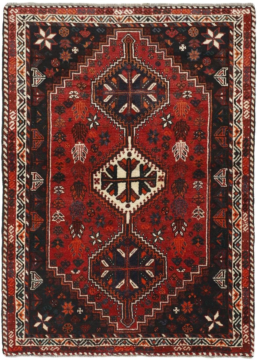 Orientteppich Shiraz 118x167 Handgeknüpfter Orientteppich / Perserteppich, Nain Trading, rechteckig, Höhe: 10 mm